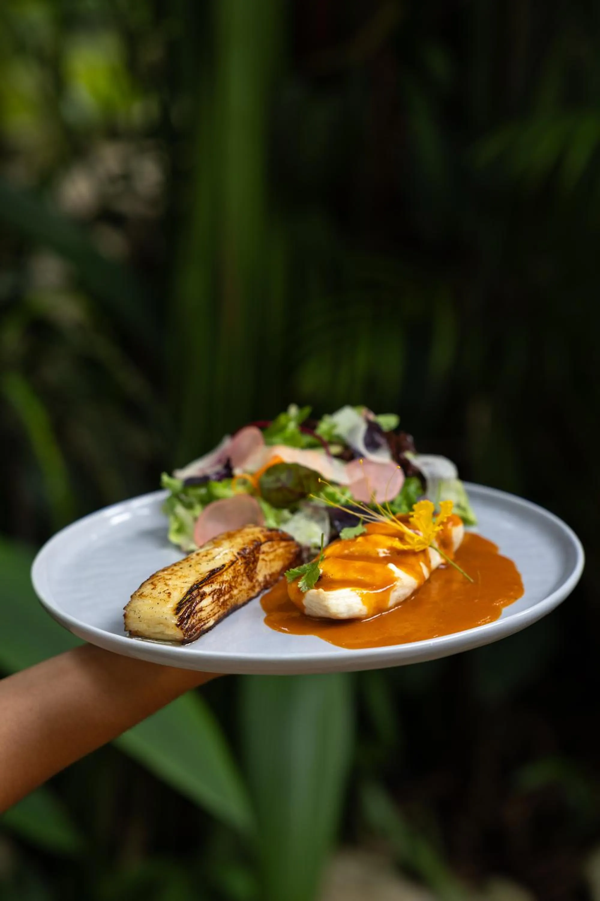 Restaurant/places to eat in Hotel Nya