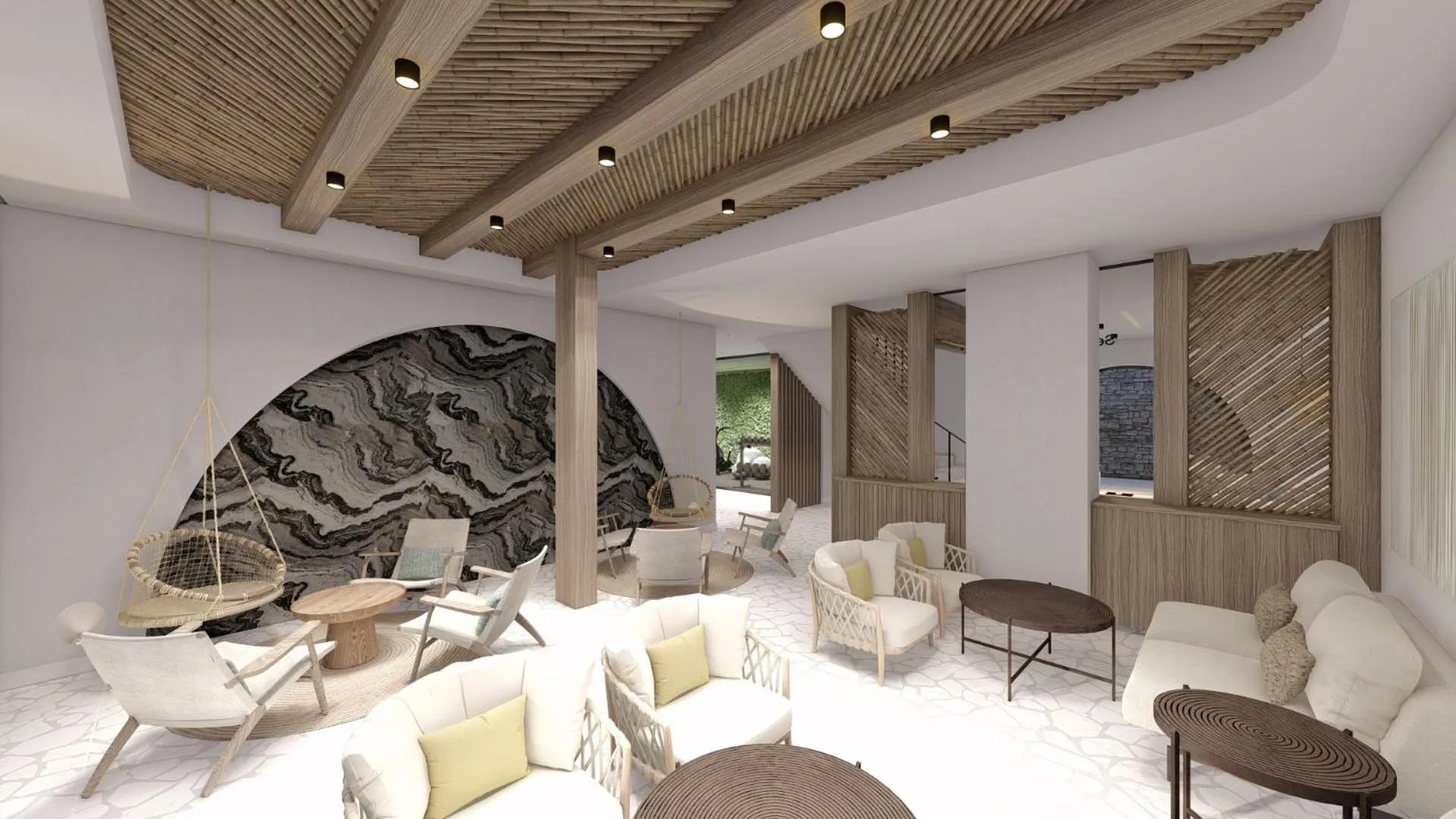 Seating area in Seagull Hotel and Apartments