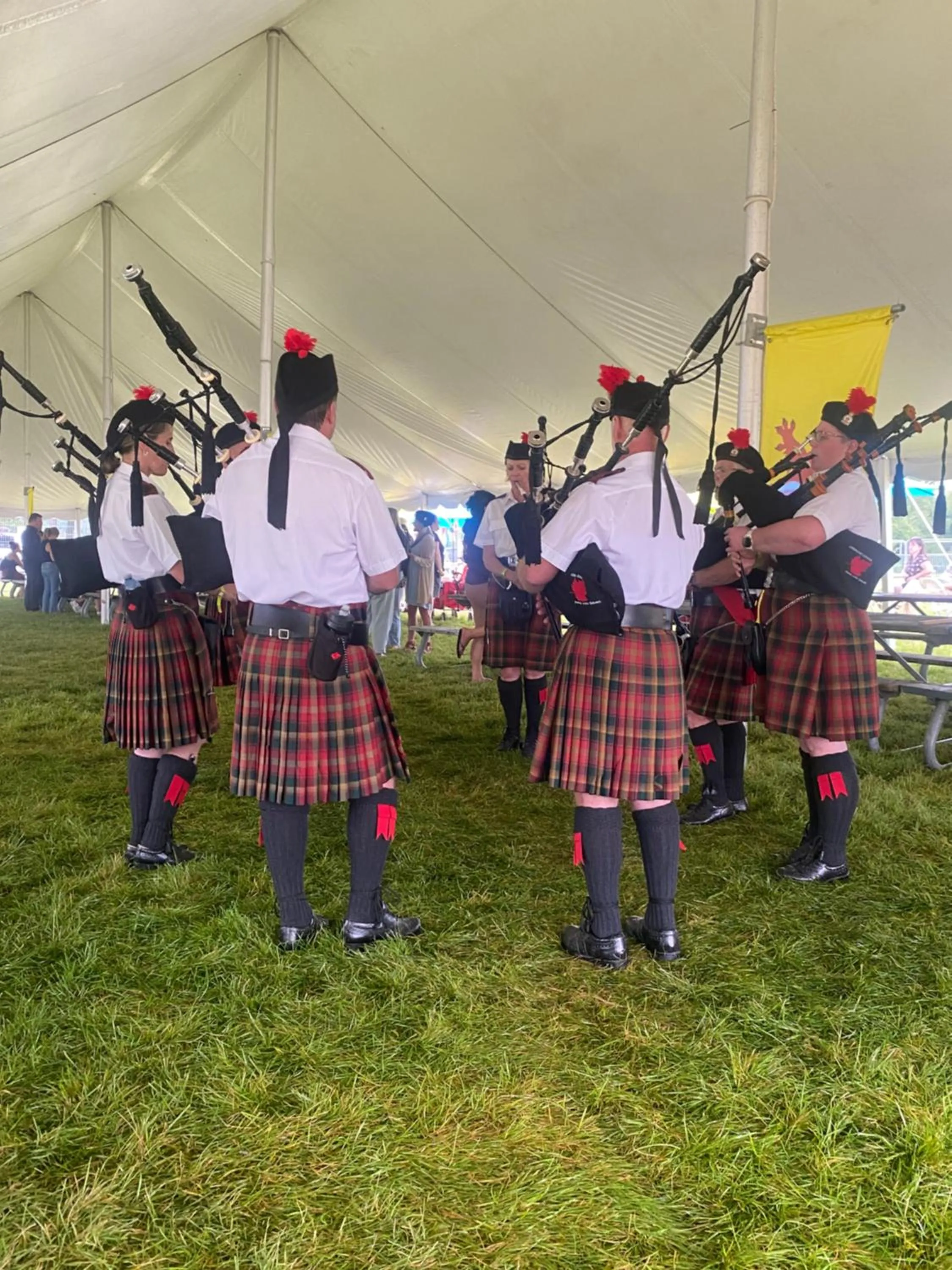 People in Blue Spruce Bed and Breakfast Muskoka