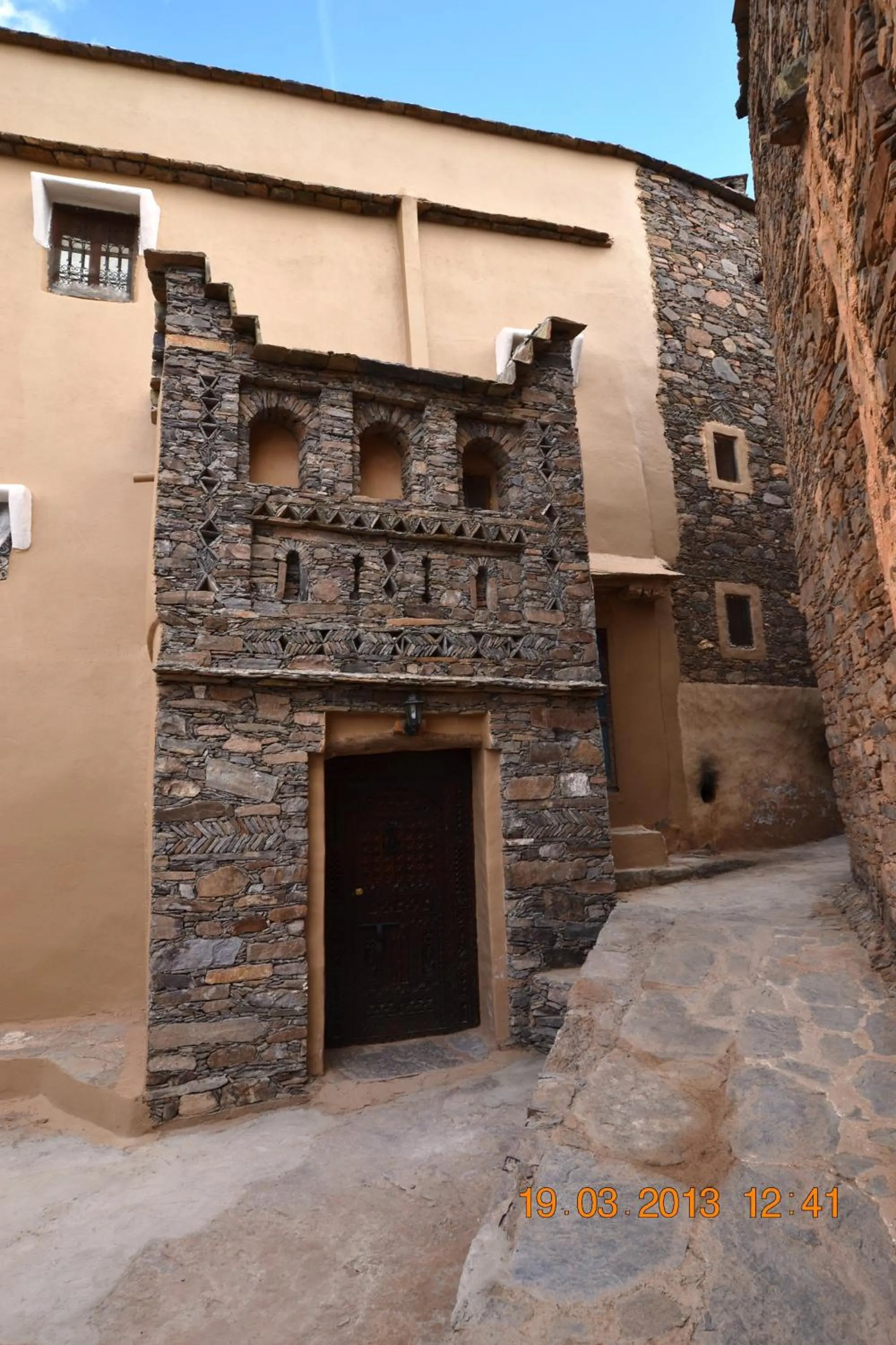 Facade/entrance in Tizourgane Kasbah