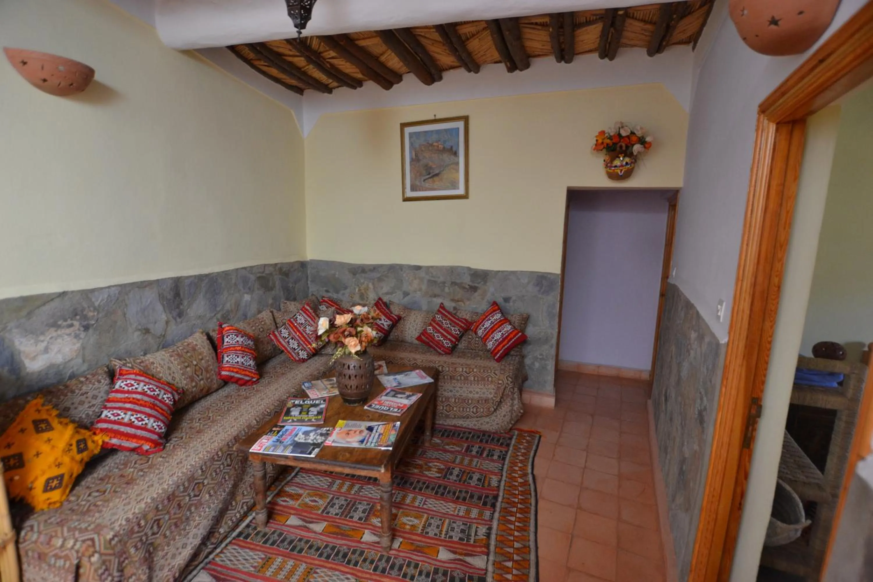 Lobby or reception in Tizourgane Kasbah