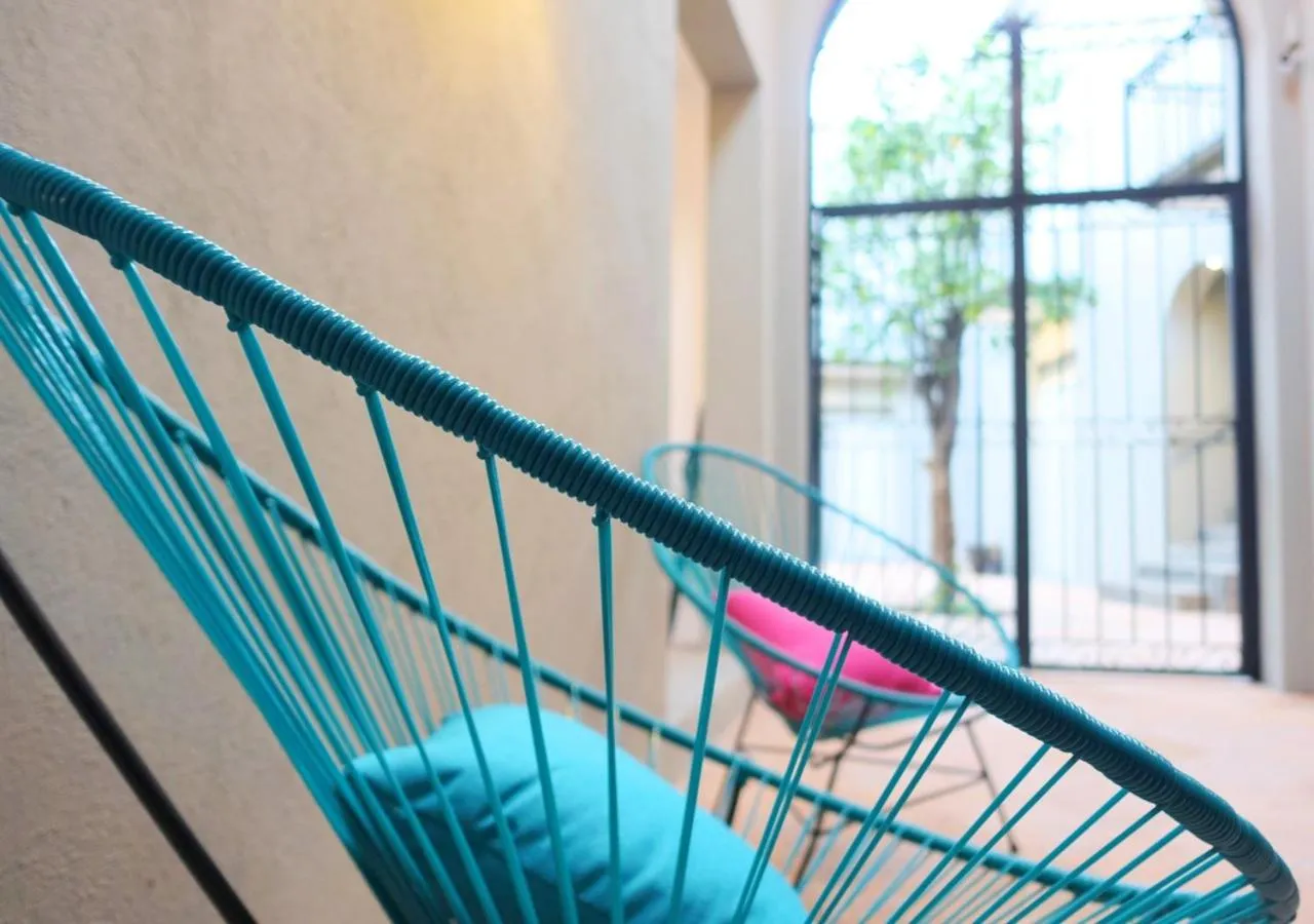 Lobby or reception in Hotel Mamá Carlota