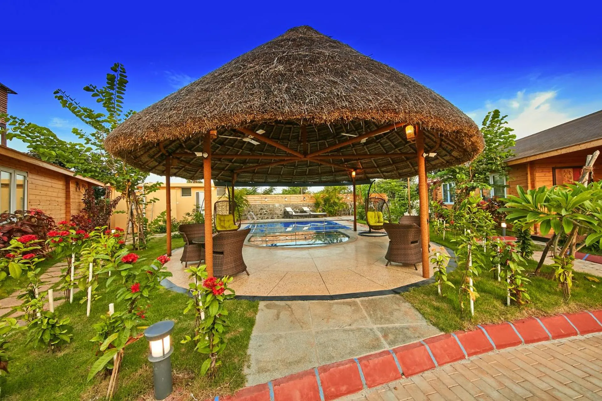 Garden in Bodhiwoods Resorts