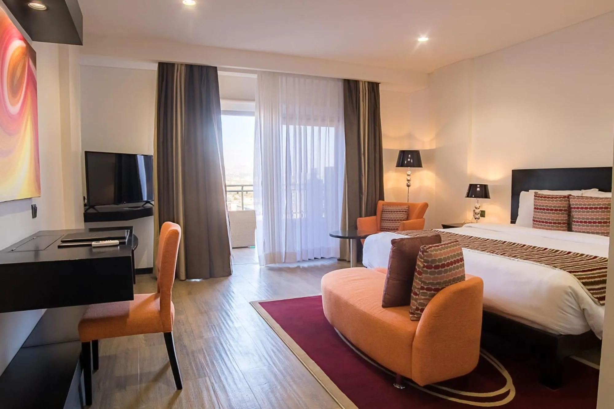 TV and multimedia, Bed in Amaryllis Hotel Blantyre