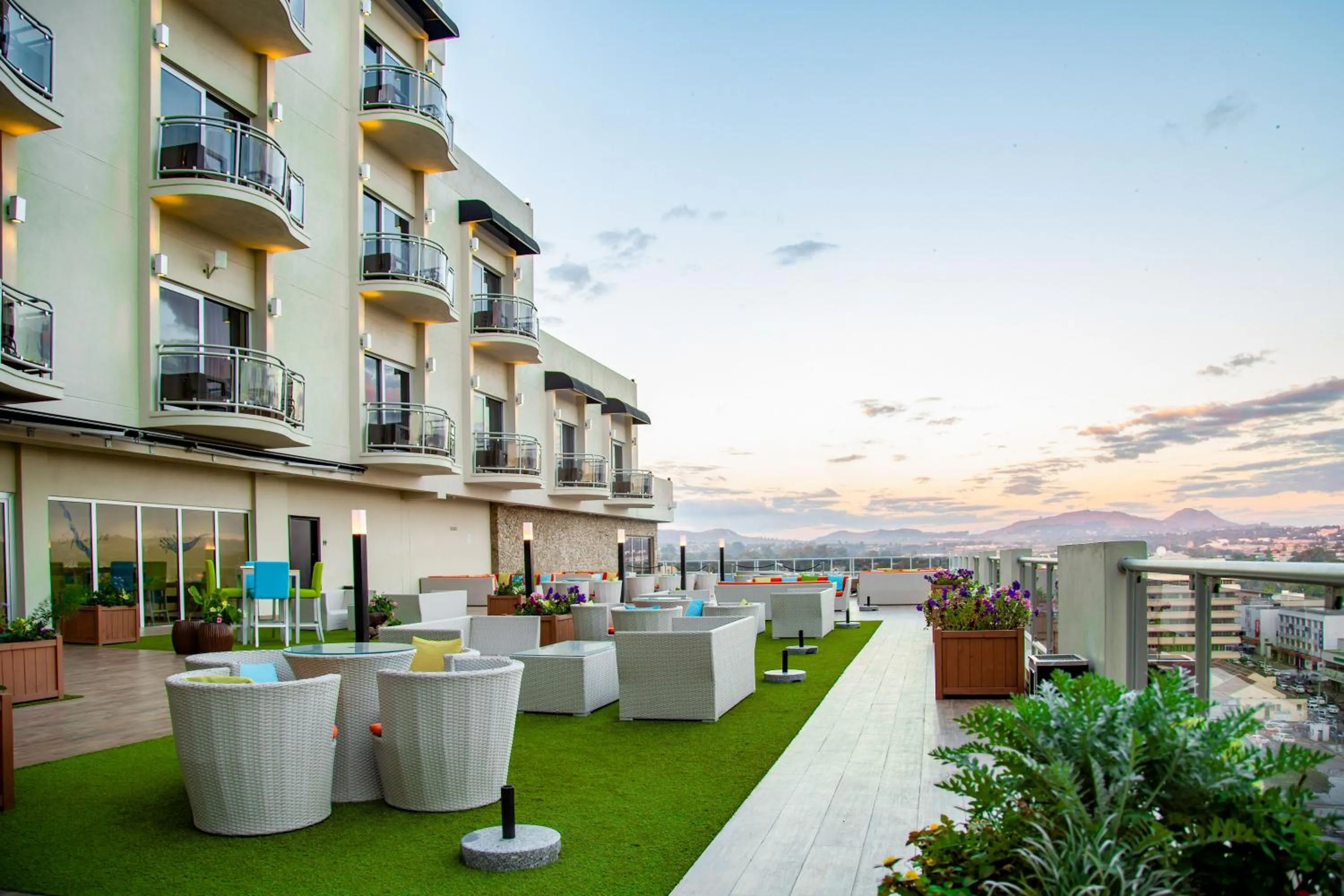 Patio in Amaryllis Hotel Blantyre