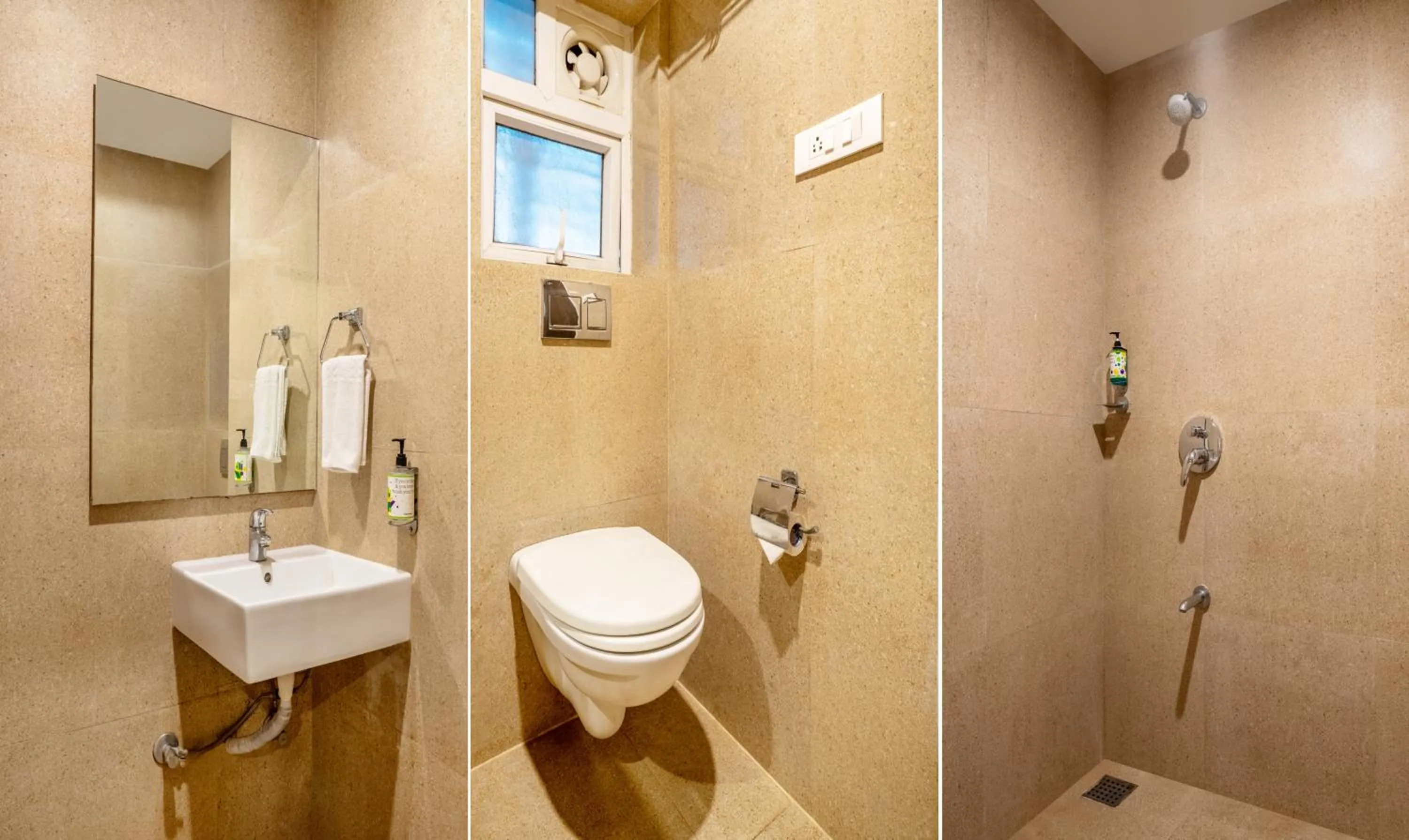 Bathroom in Treebo Acsys, Gachibowli