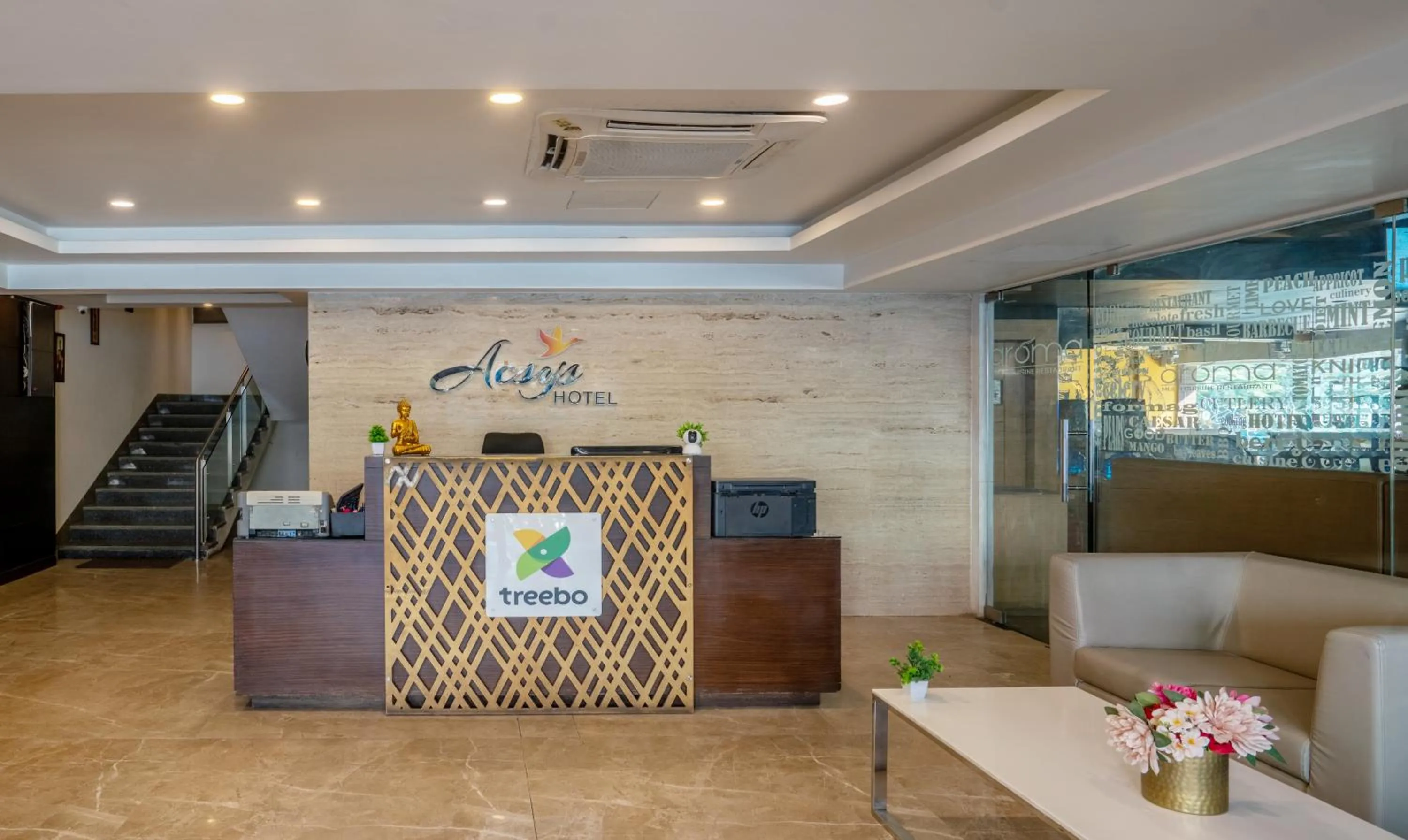 Lobby or reception in Treebo Acsys, Gachibowli