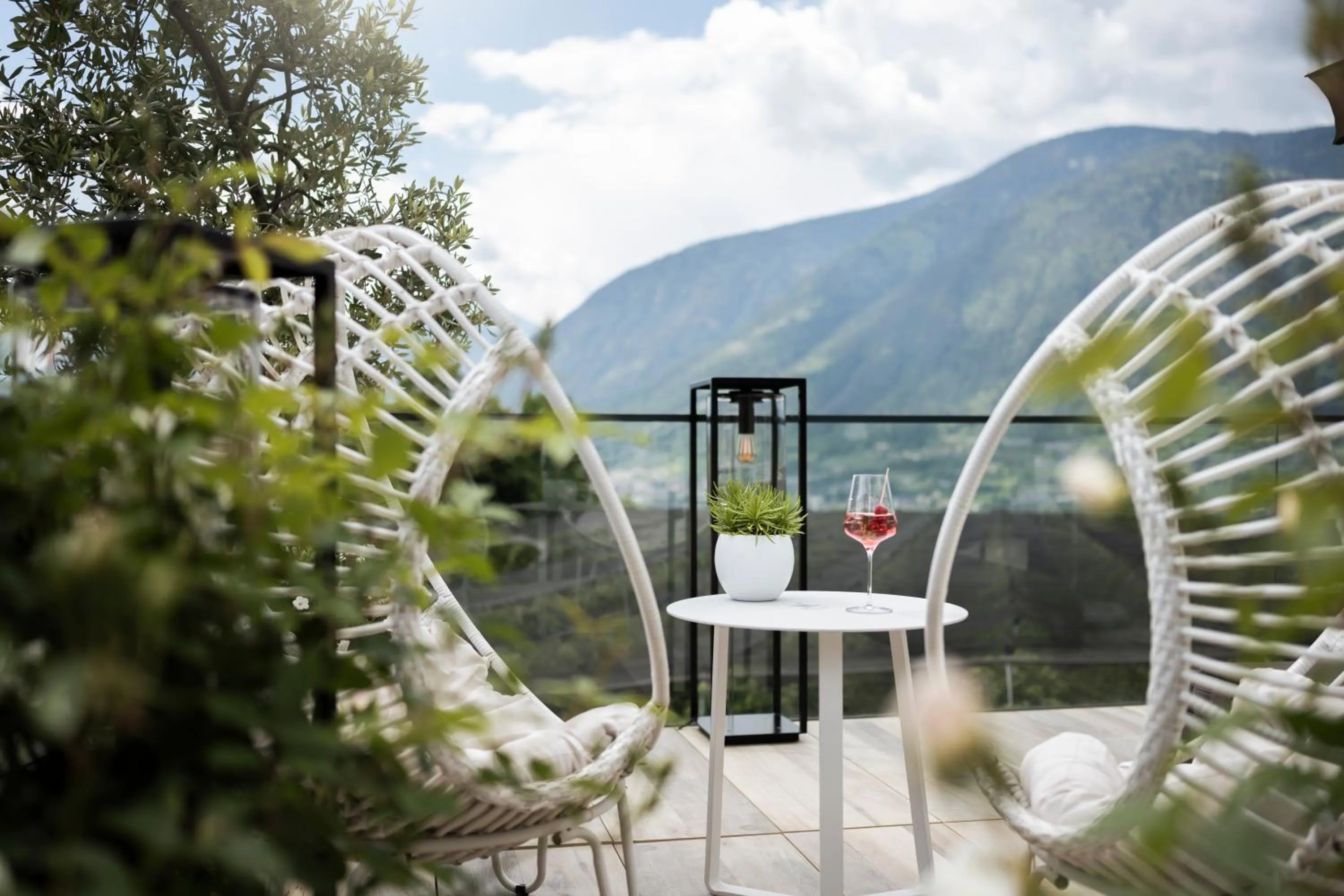 Balcony/Terrace in Small & Beautiful Hotel Gnaid