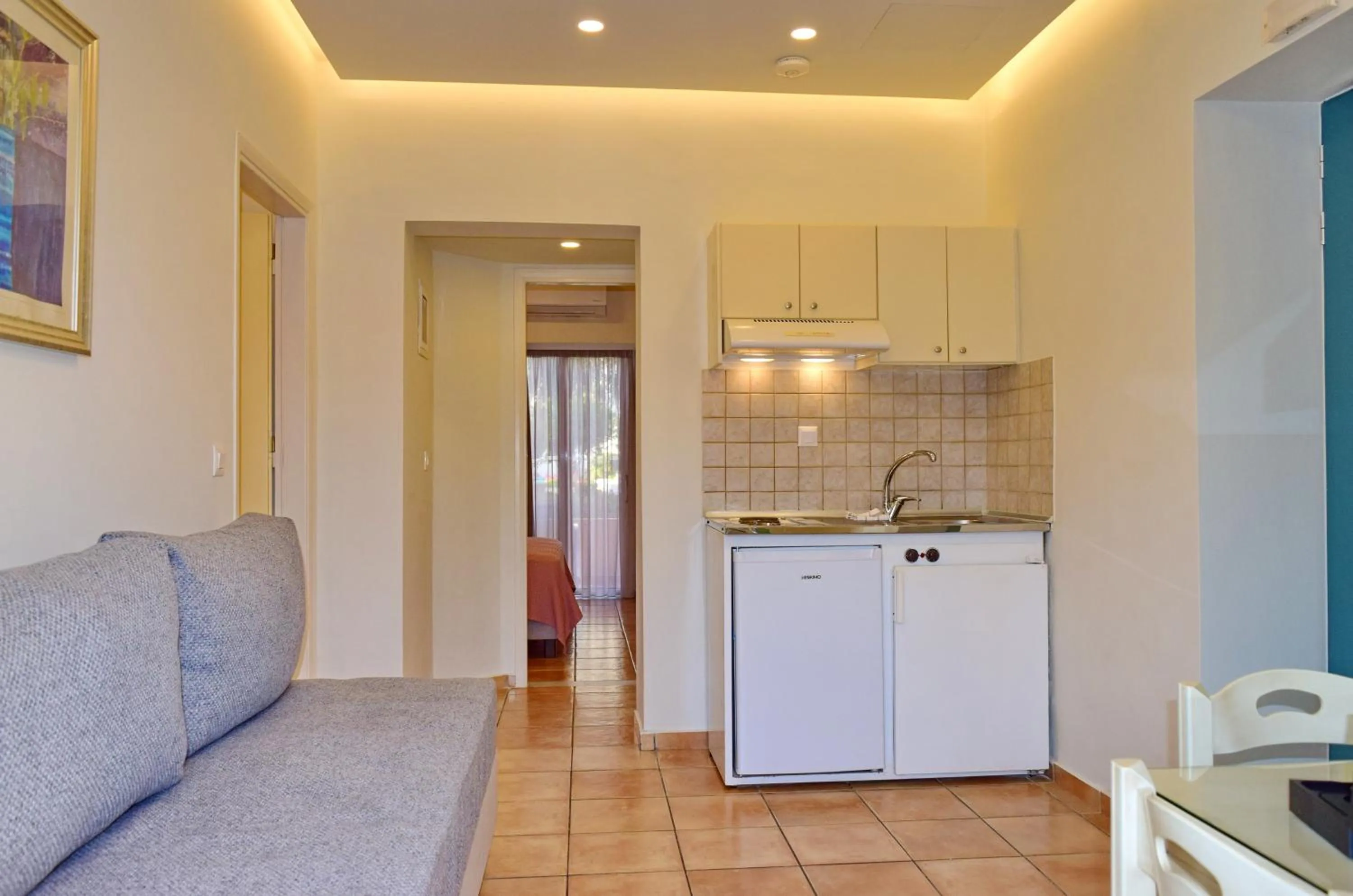 Seating area in Melina Beach