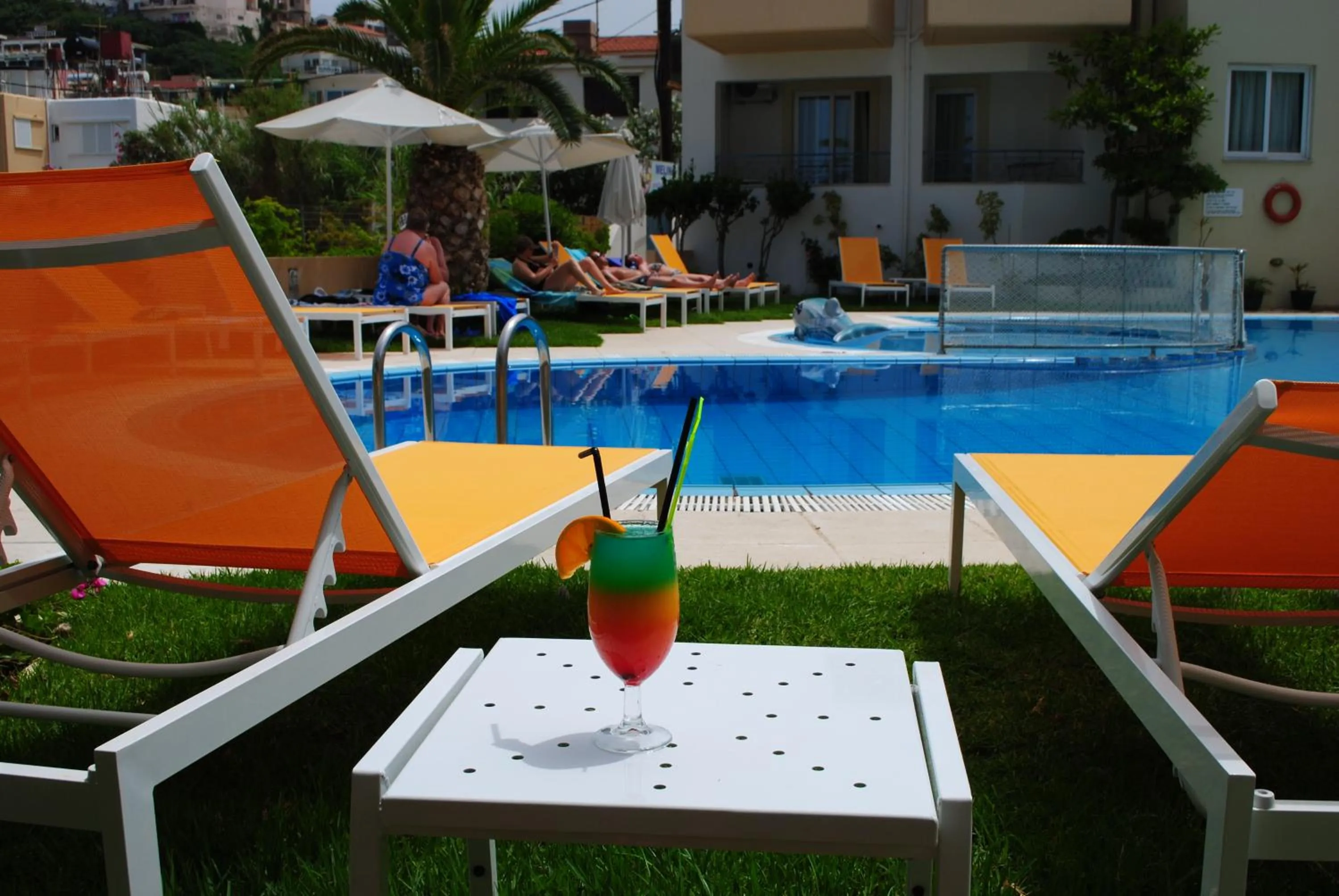 Pool view in Melina Beach