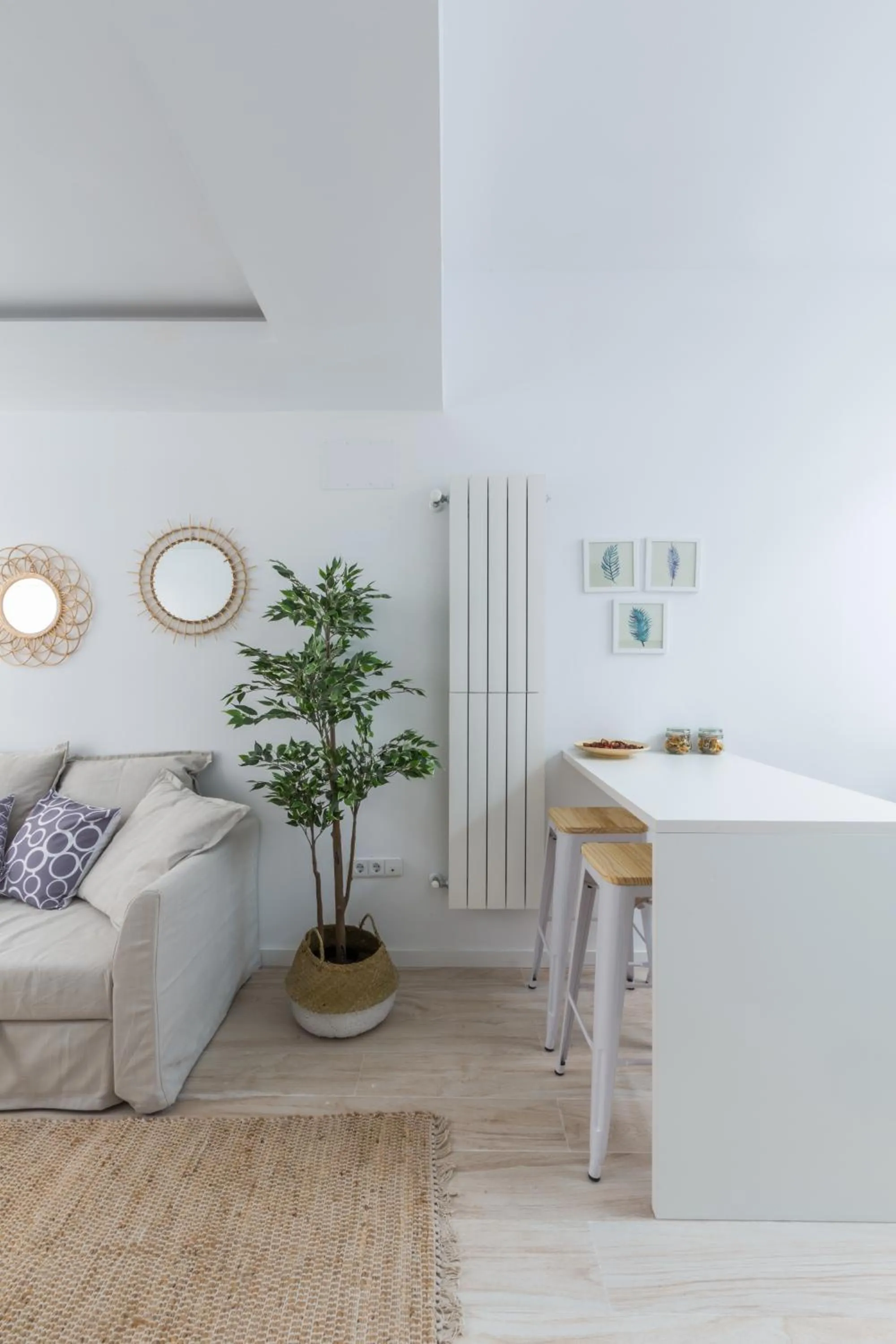 Living room in Horoko Apartments by gaiarooms