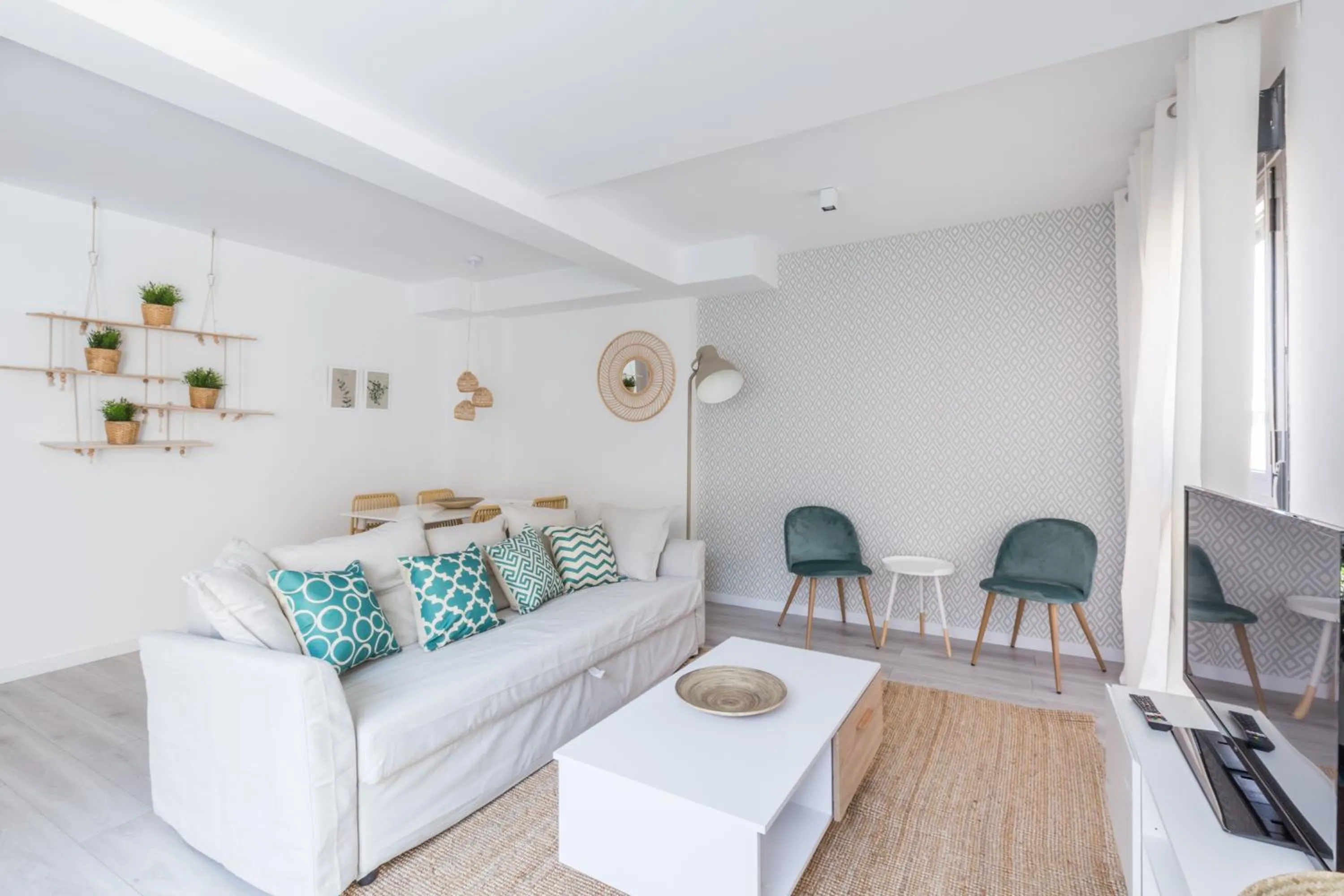 Living room in Horoko Apartments by gaiarooms