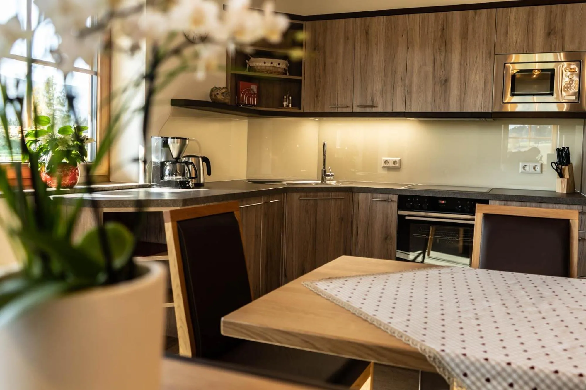 Kitchen or kitchenette in Biobauernhof Gast