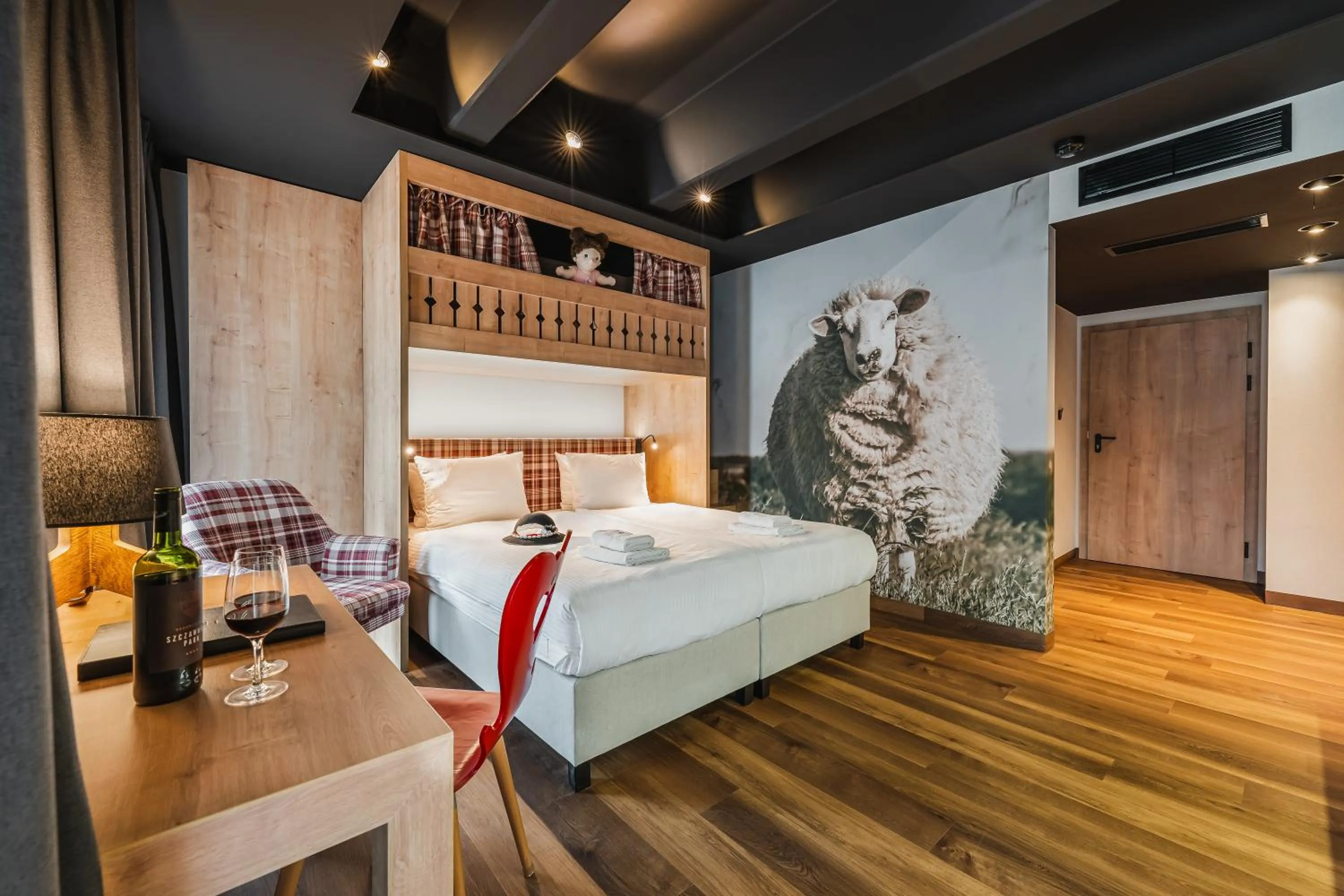 Bed in Szczawnica Park Resort & Spa