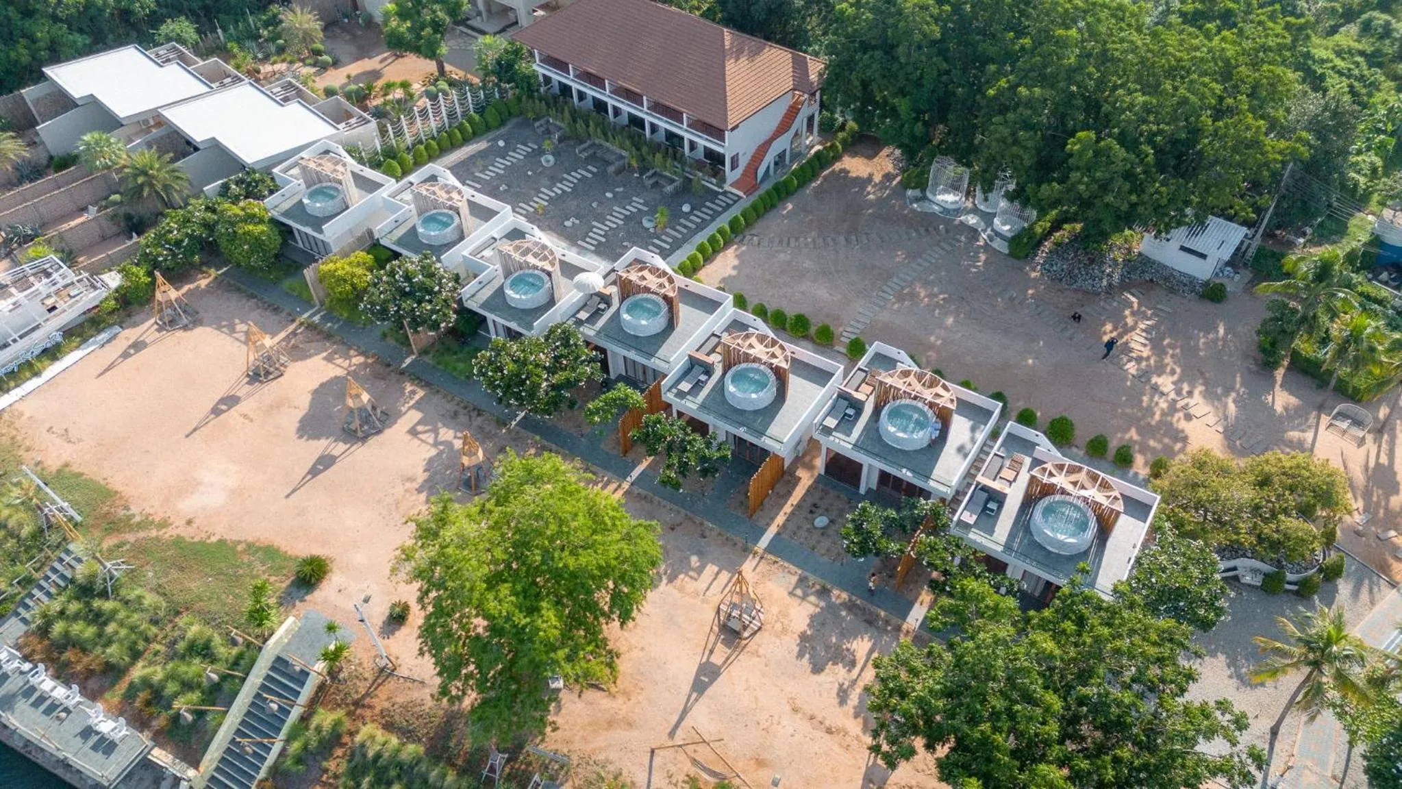 Bird's eye view in Rimtalay Resort Koh Larn