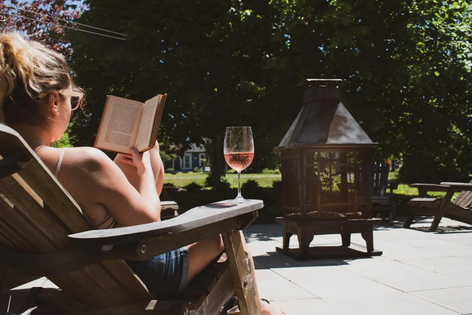 Garden view in Complexe d'hébergement la Maison touristique Dugas