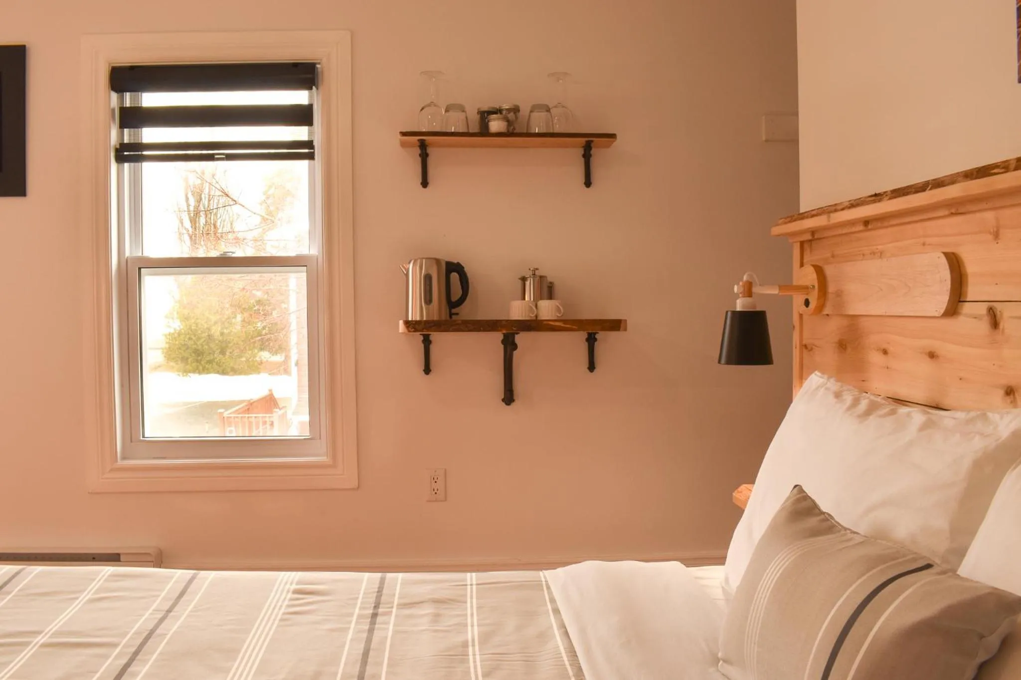 Bed in Complexe d'hébergement la Maison touristique Dugas