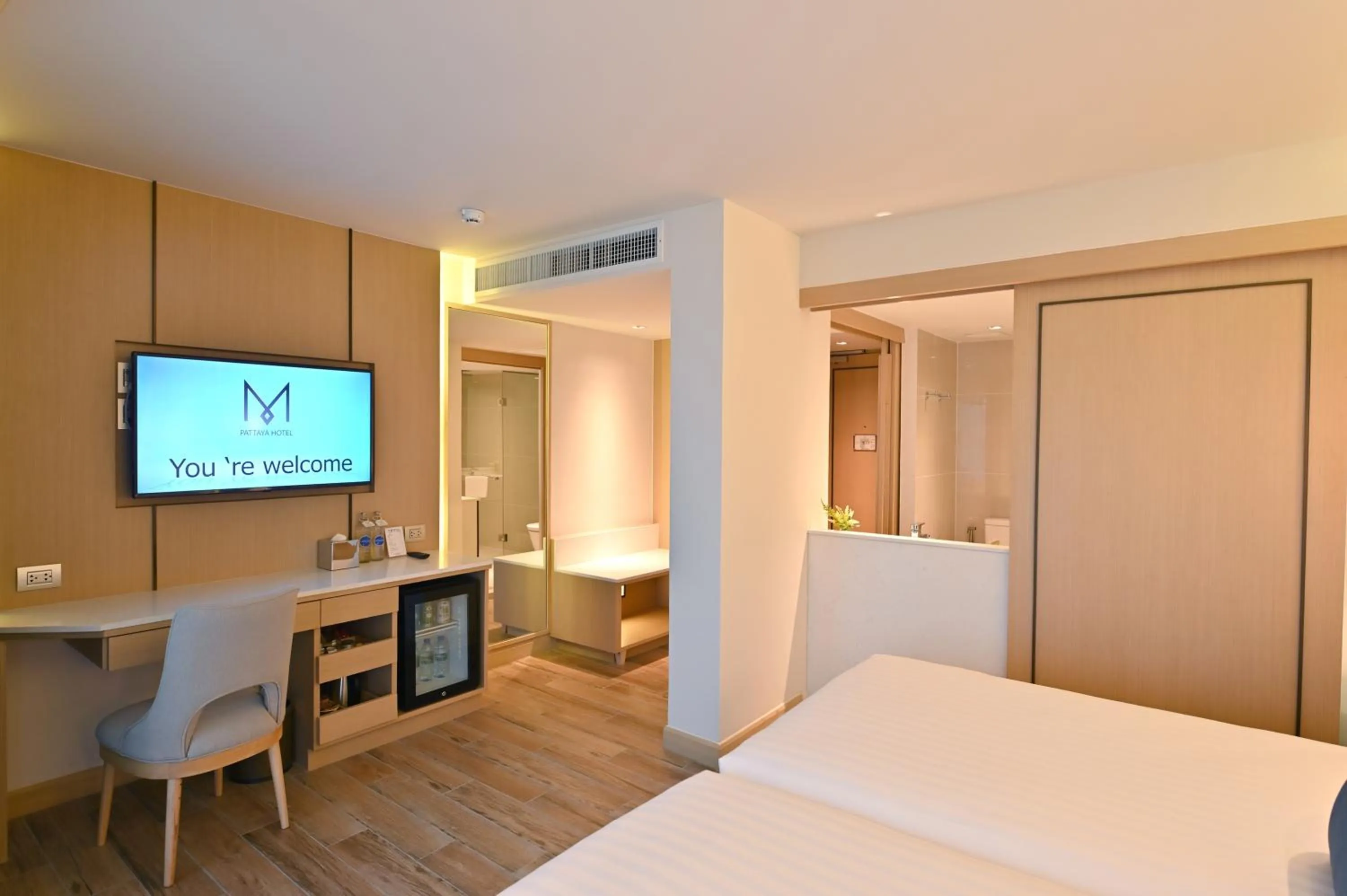 Decorative detail, Bed in M Pattaya Hotel - SHA Extra Plus