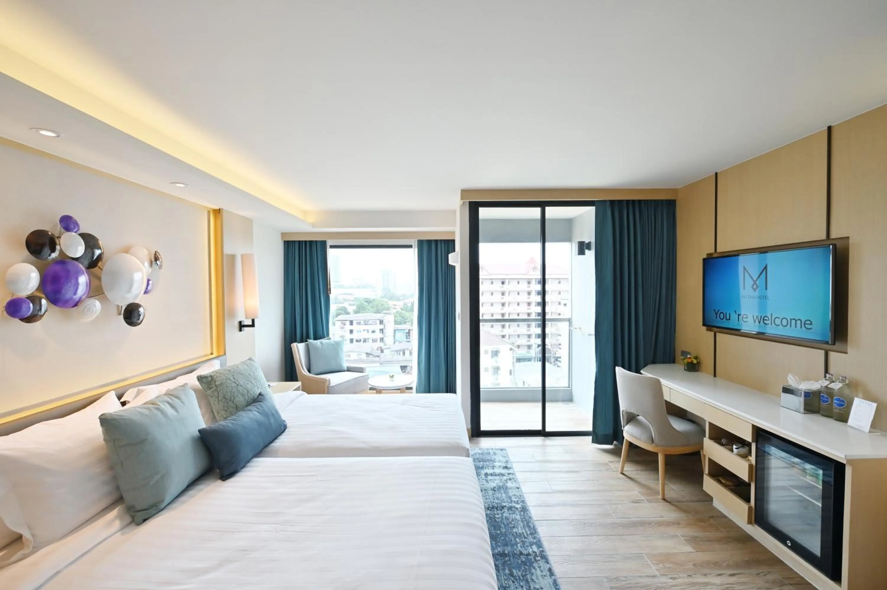 Area and facilities, Bed in M Pattaya Hotel - SHA Extra Plus