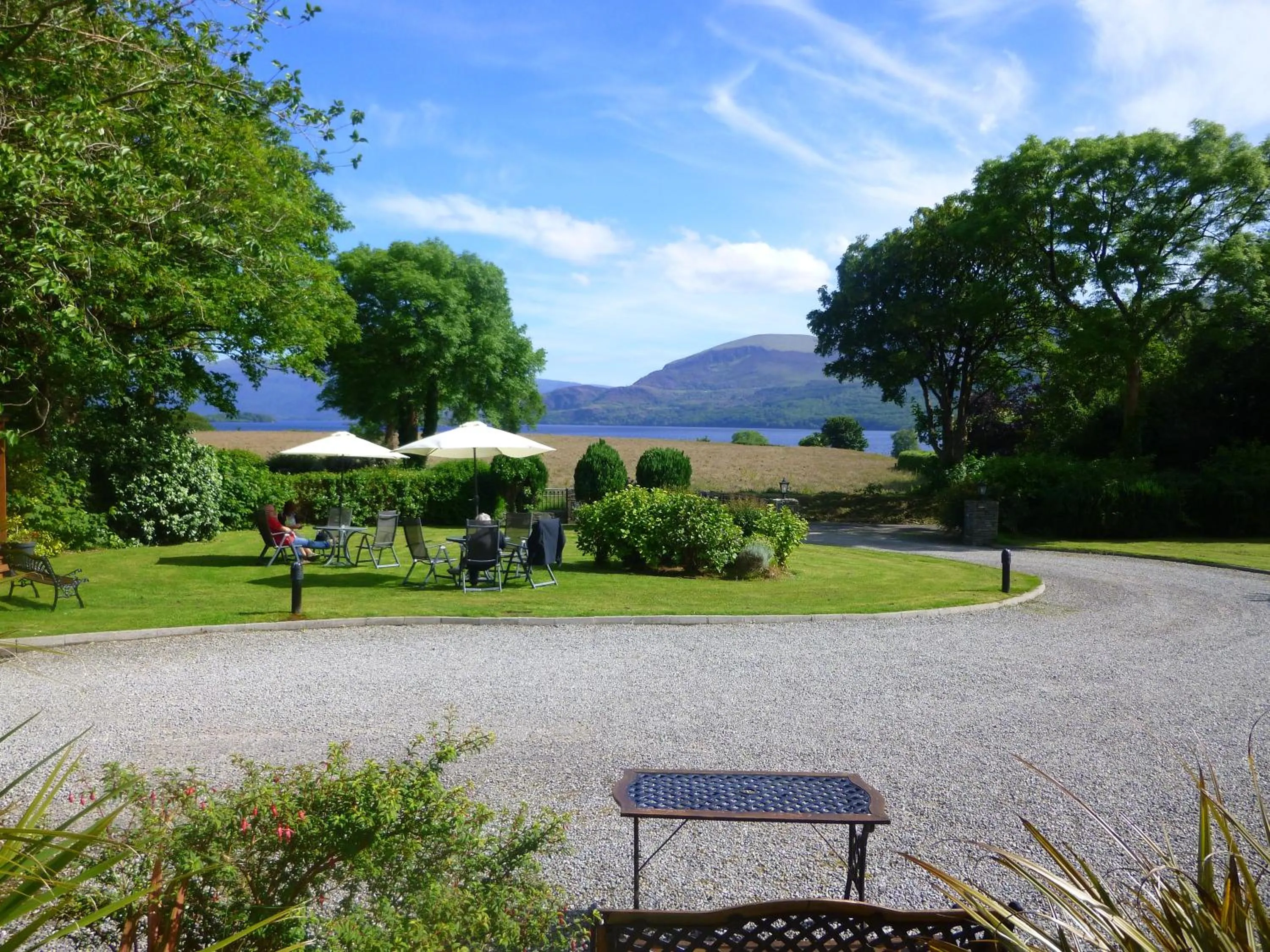 Patio in Loch Lein Country House