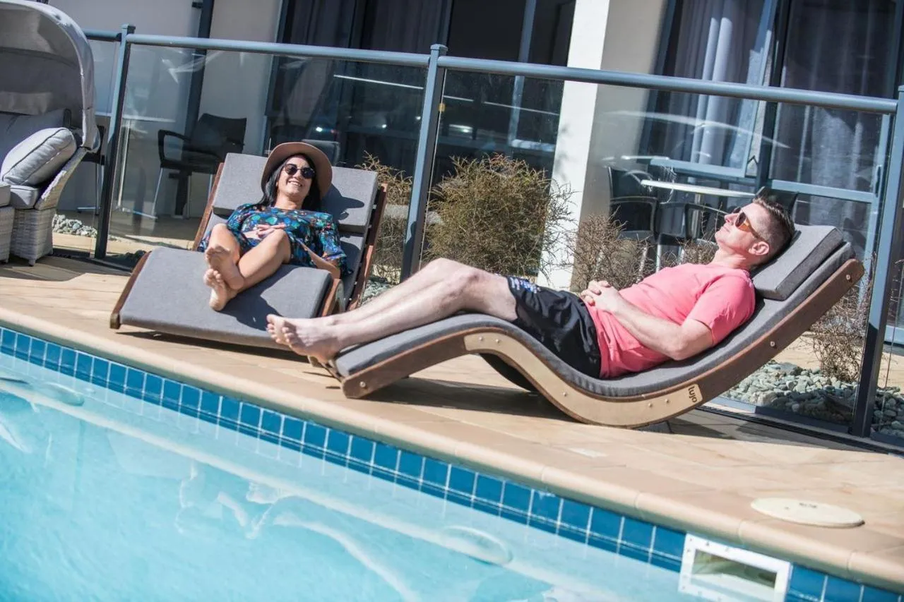 Swimming pool in Delorenzo Studio Apartments