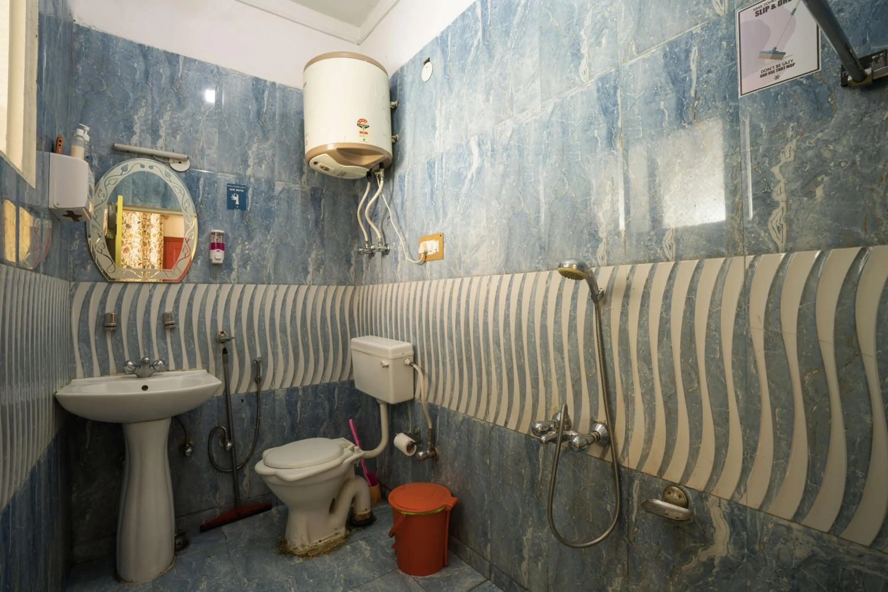 Bathroom in Zostel Srinagar