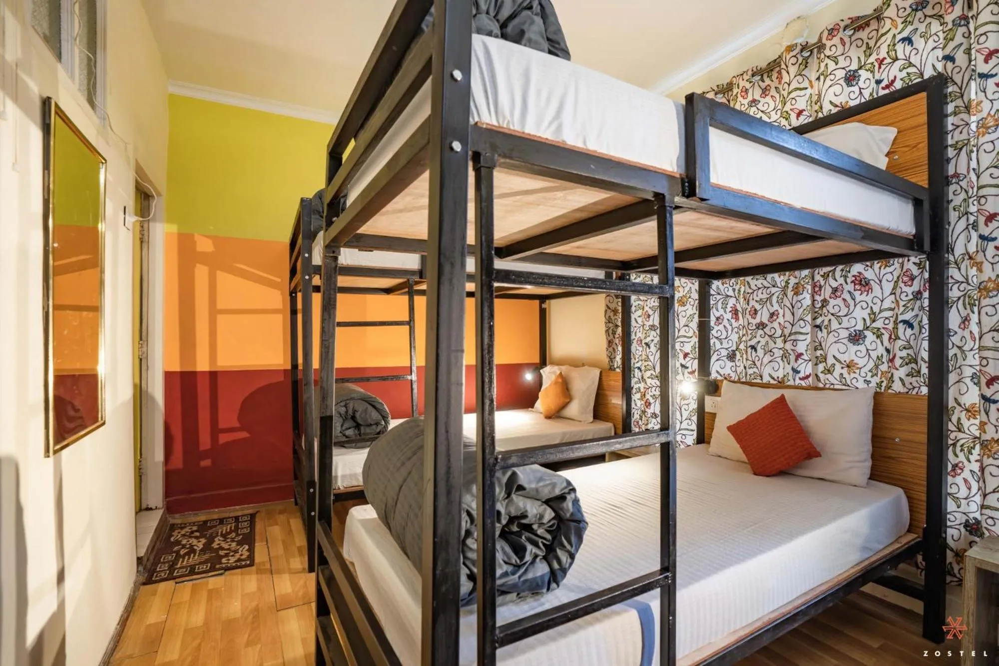 Bathroom, Bed in Zostel Srinagar