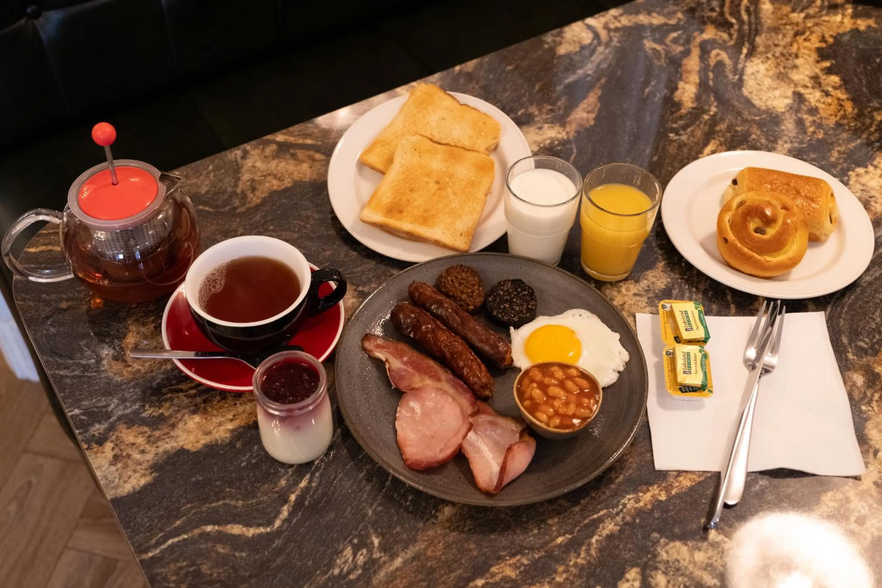 Food close-up in Kilkenny House Boutique Hotel