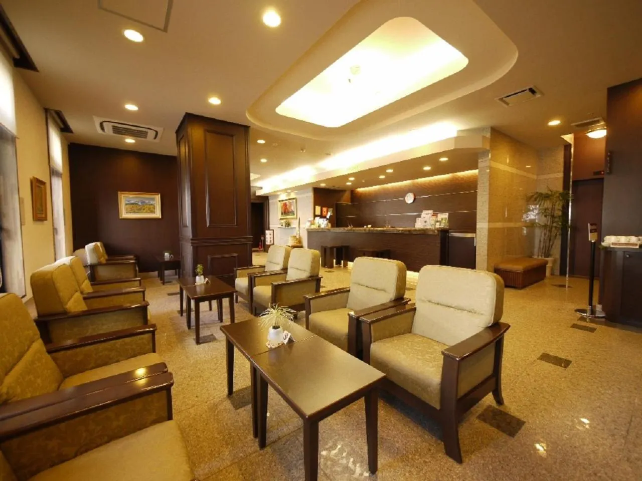 Lobby or reception in Hotel Route-Inn Dai-ni Suwa Inter
