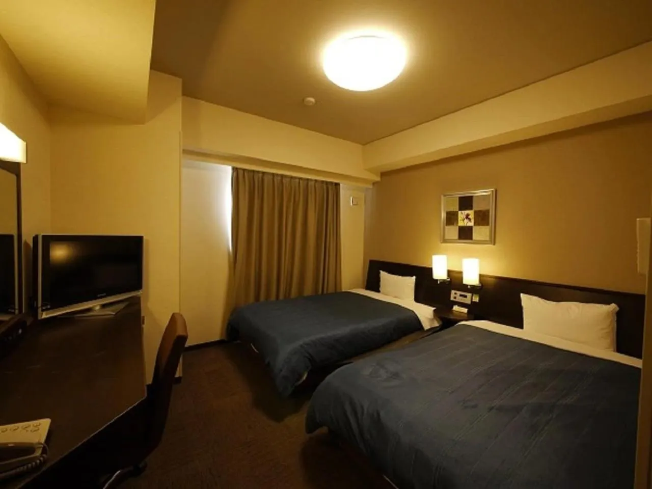 Photo of the whole room, Bed in Hotel Route-Inn Nabari