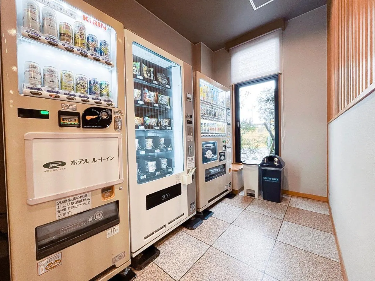 vending machine in Hotel Route-Inn Jouetsu