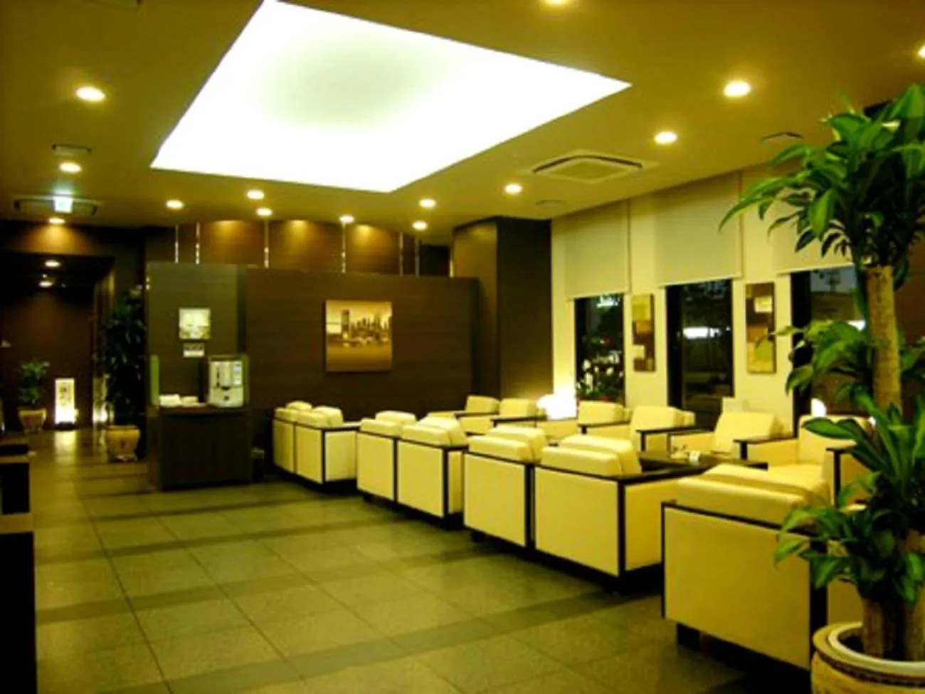 Lobby or reception in Hotel Route-Inn Hanamaki