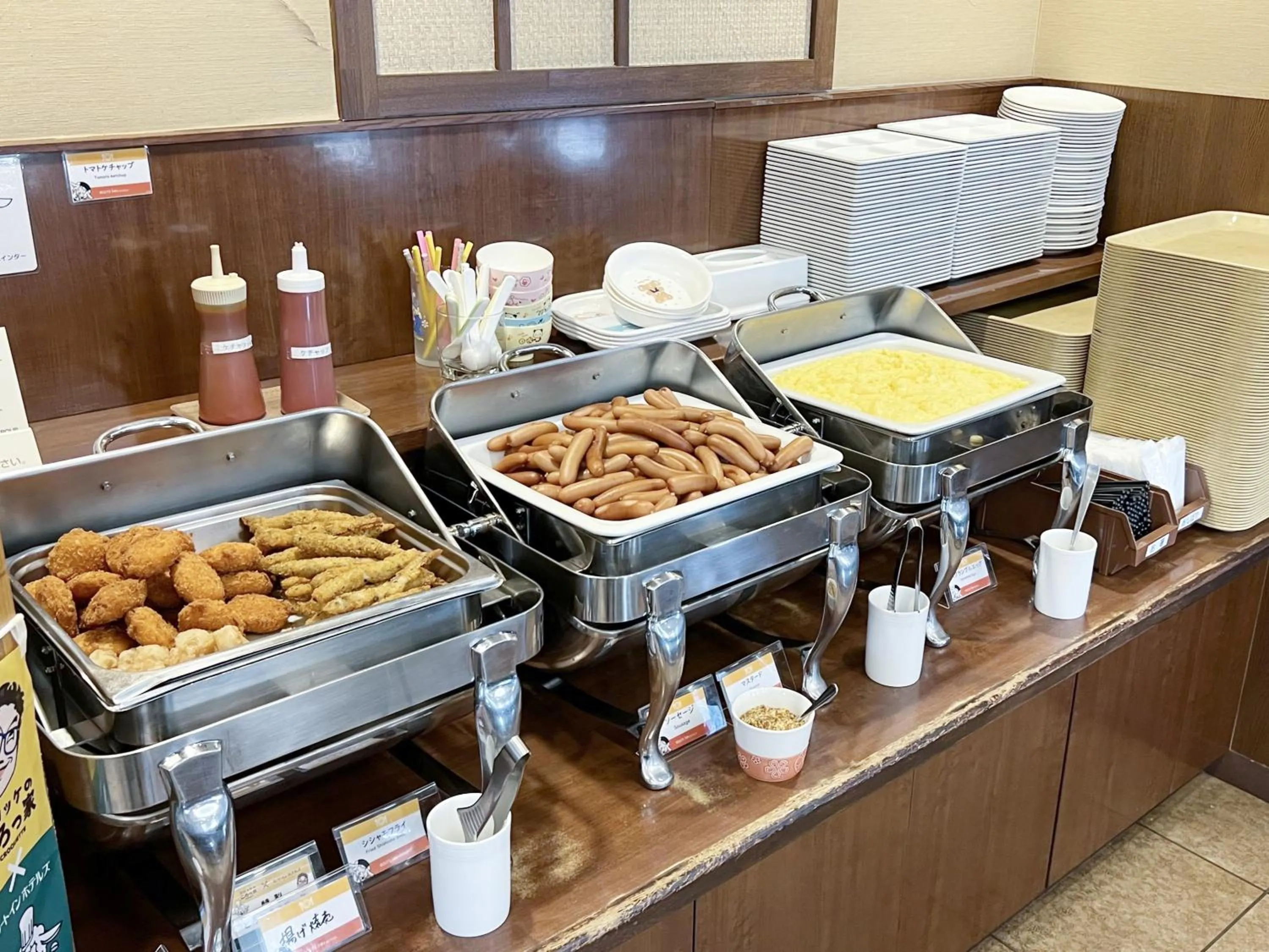 Breakfast in Hotel Route-Inn Ichinoseki Inter