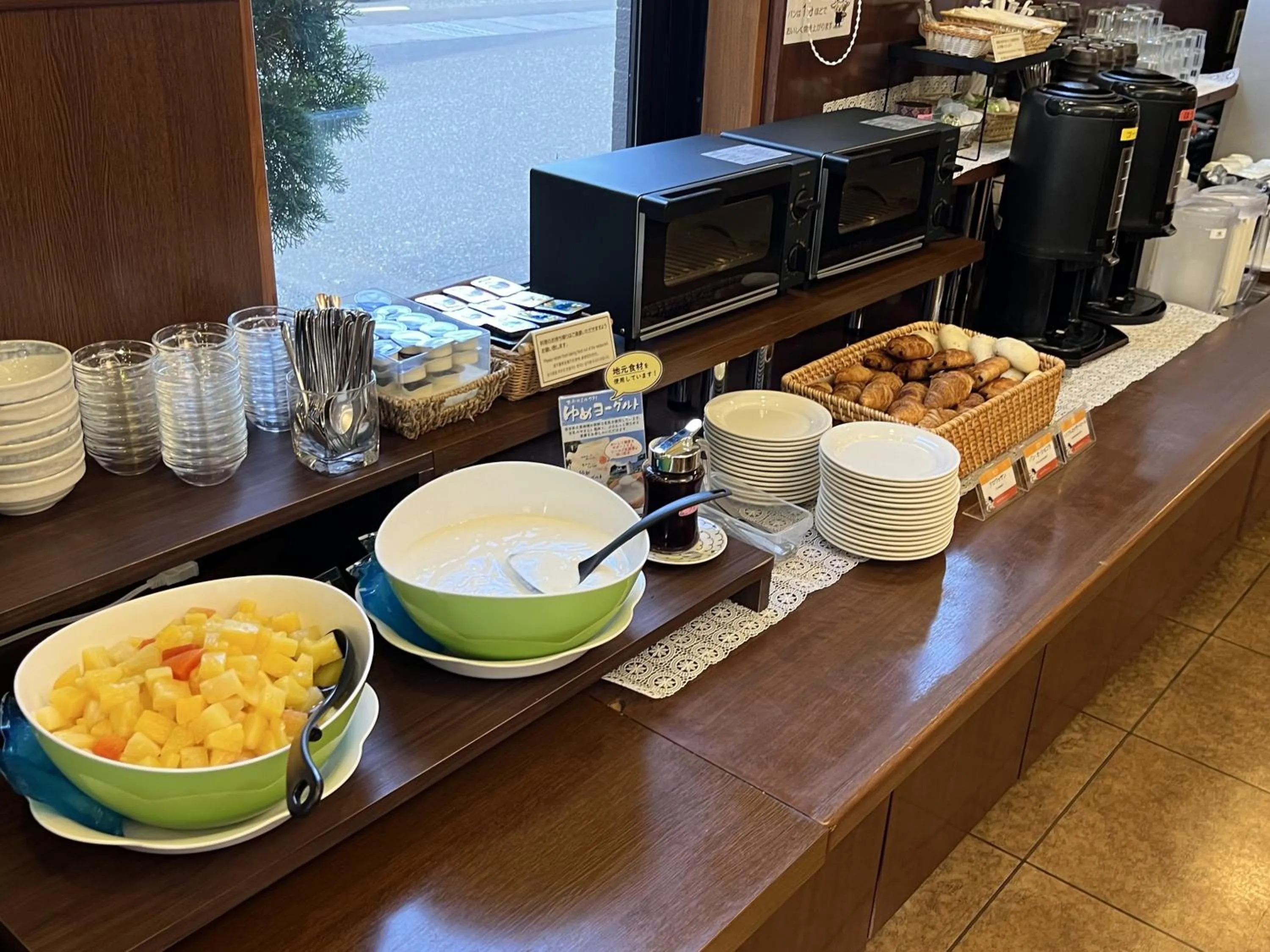 Breakfast in Hotel Route-Inn Ichinoseki Inter