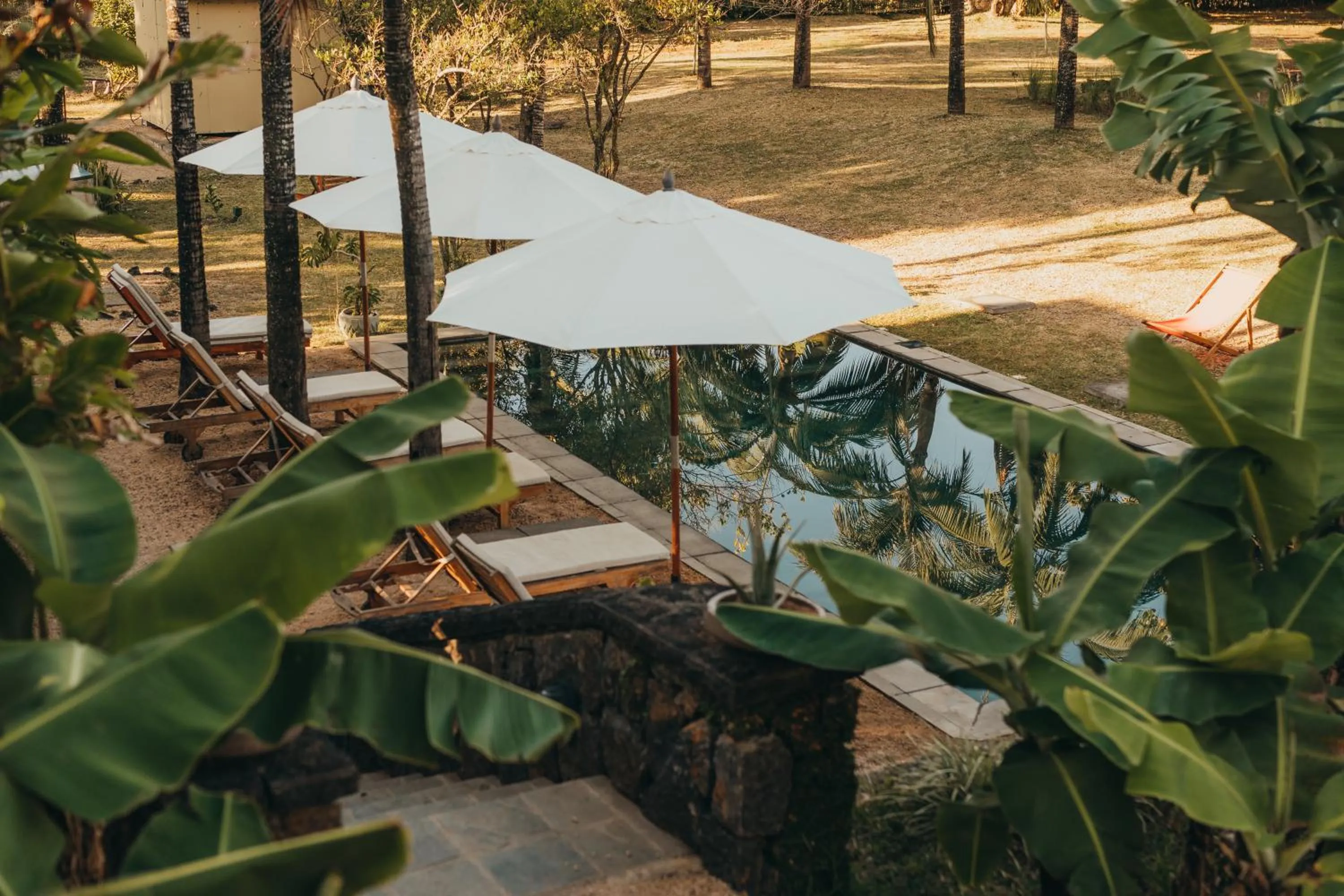 Pool view in Kaz'alala Hosted B&B
