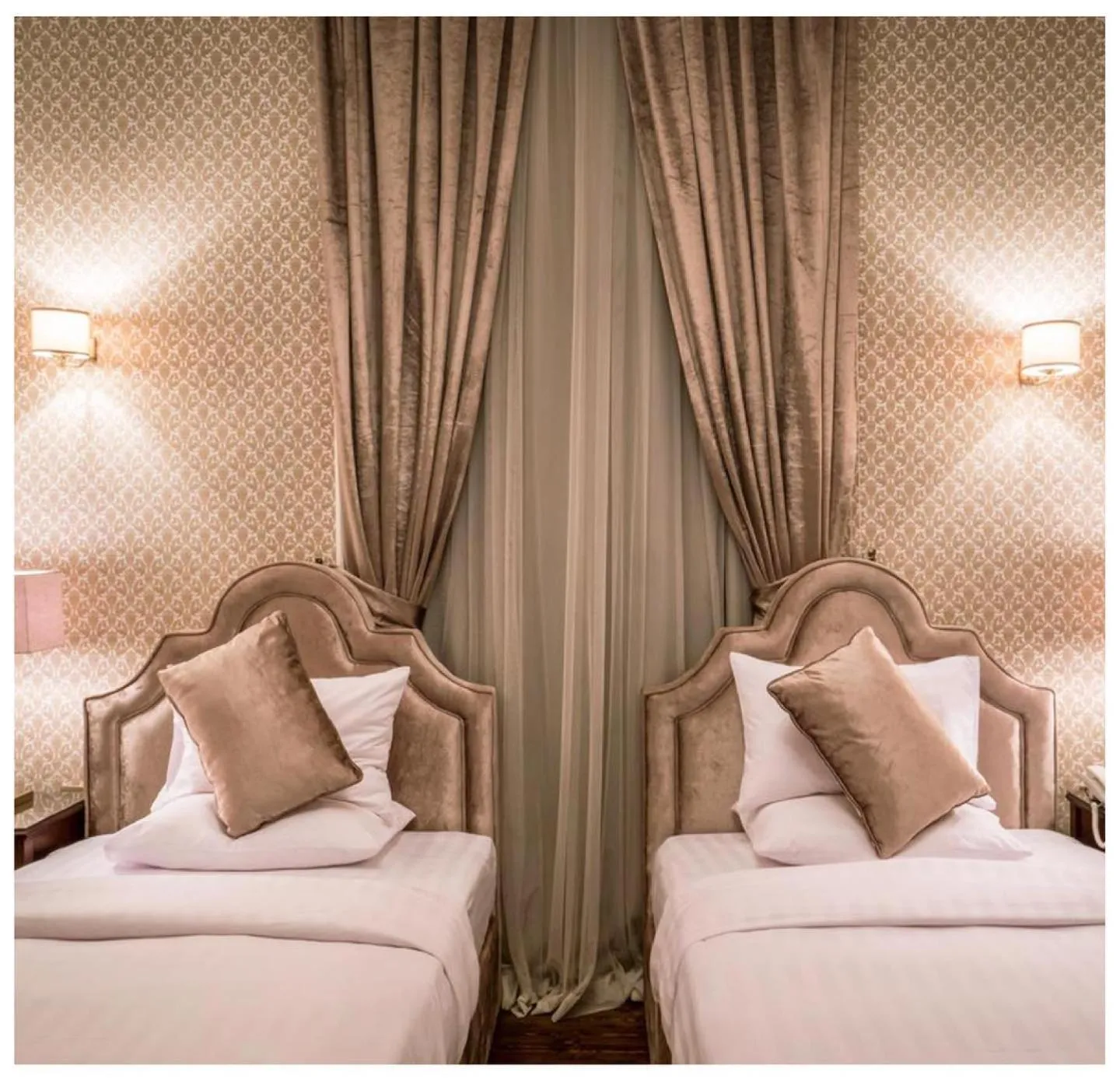 Bed in 1920s Boutique Hotel and Restaurants