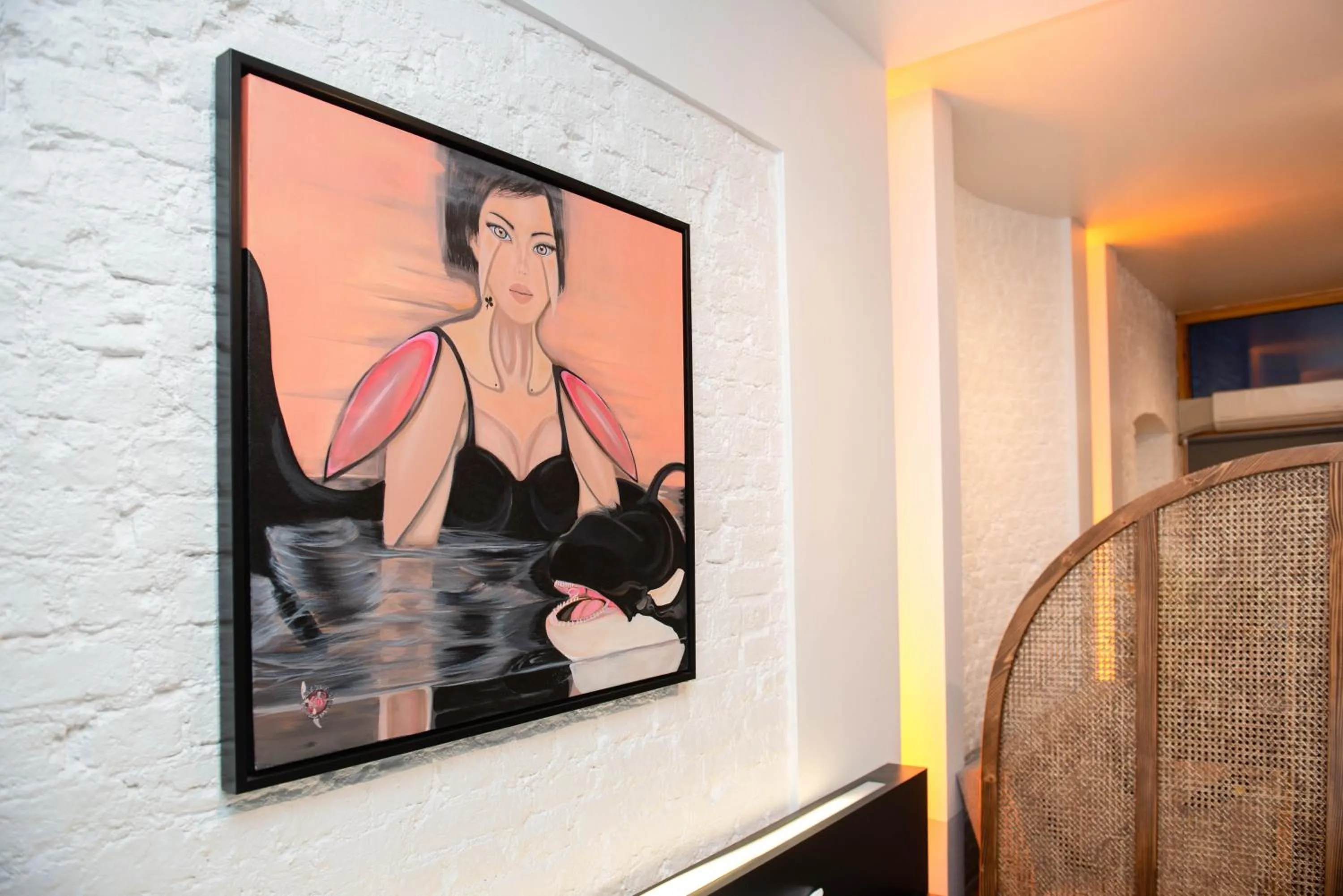 Decorative detail in Mayer Loft Suites