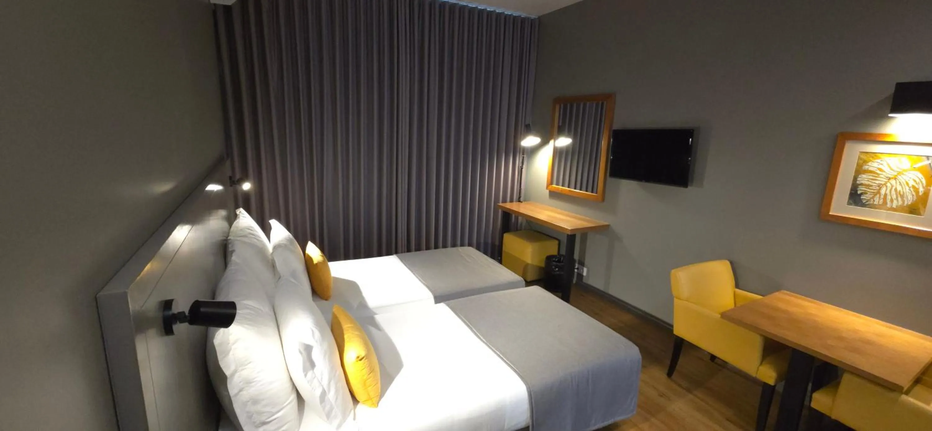 Bed in Apartamentos Turisticos Paraiso