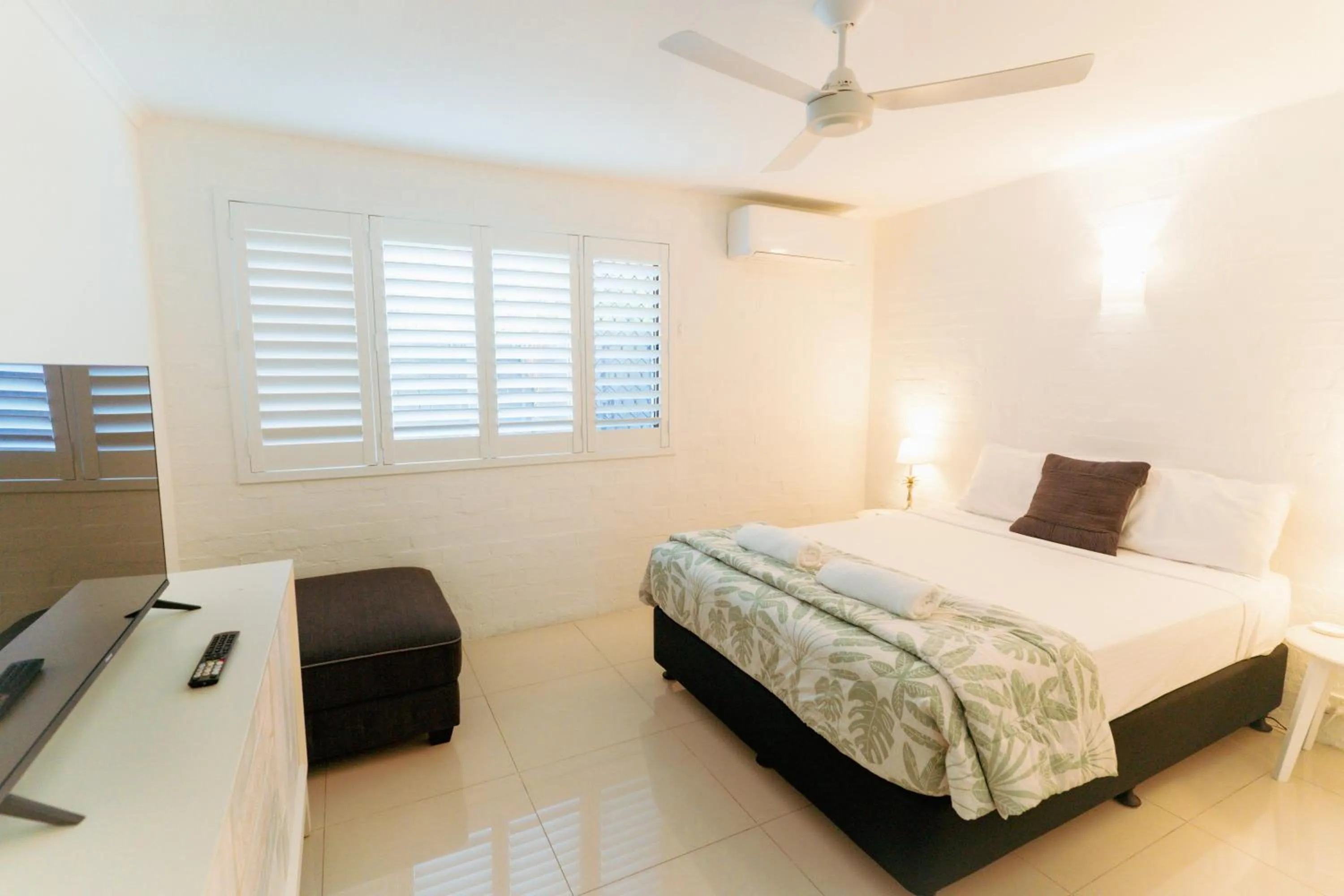 Bed in Myuna Holiday Apartments