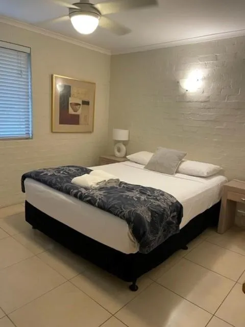 Bed in Myuna Holiday Apartments