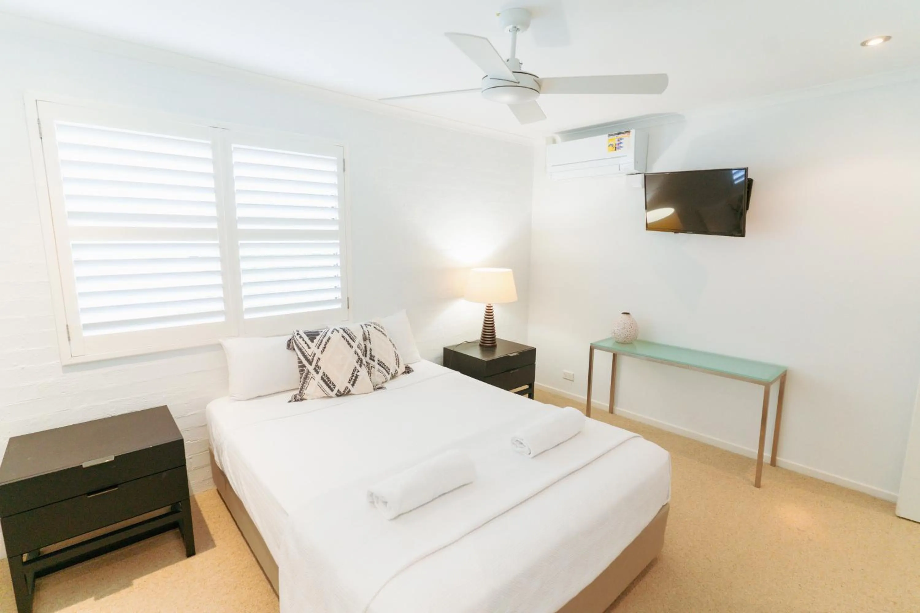 Bed in Myuna Holiday Apartments