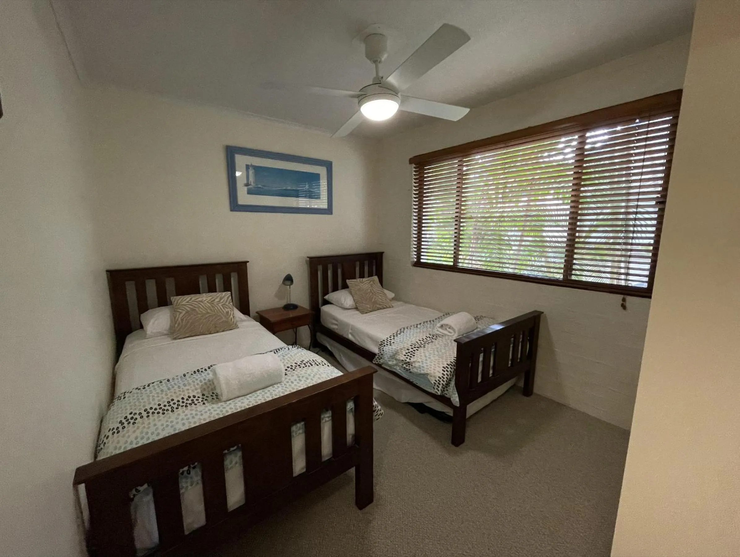 Bed in Myuna Holiday Apartments