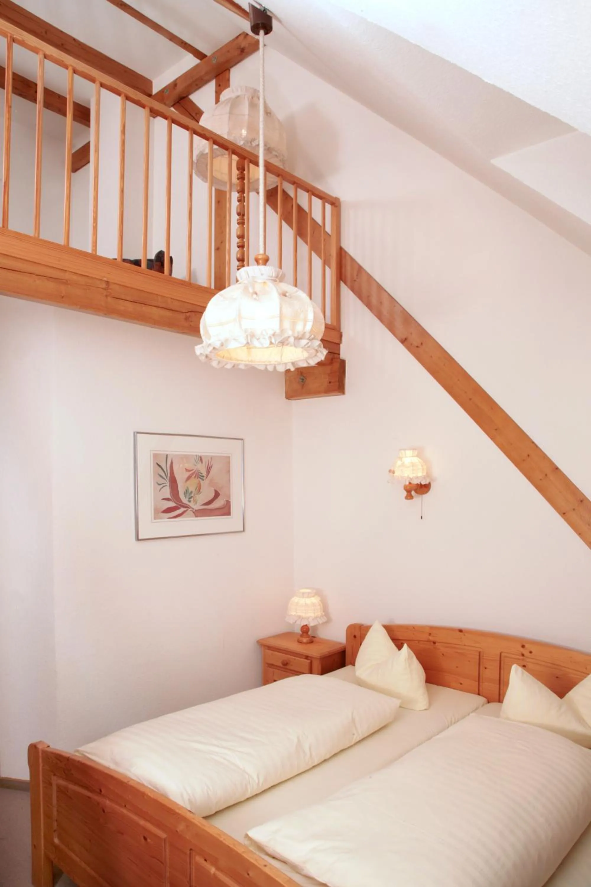 Bed in Hotel Rodebachmühle