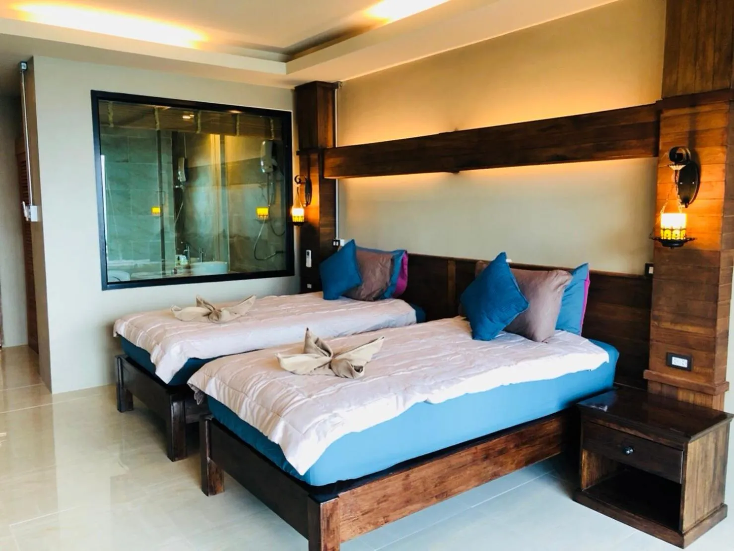 Bed in Suncliff Resort