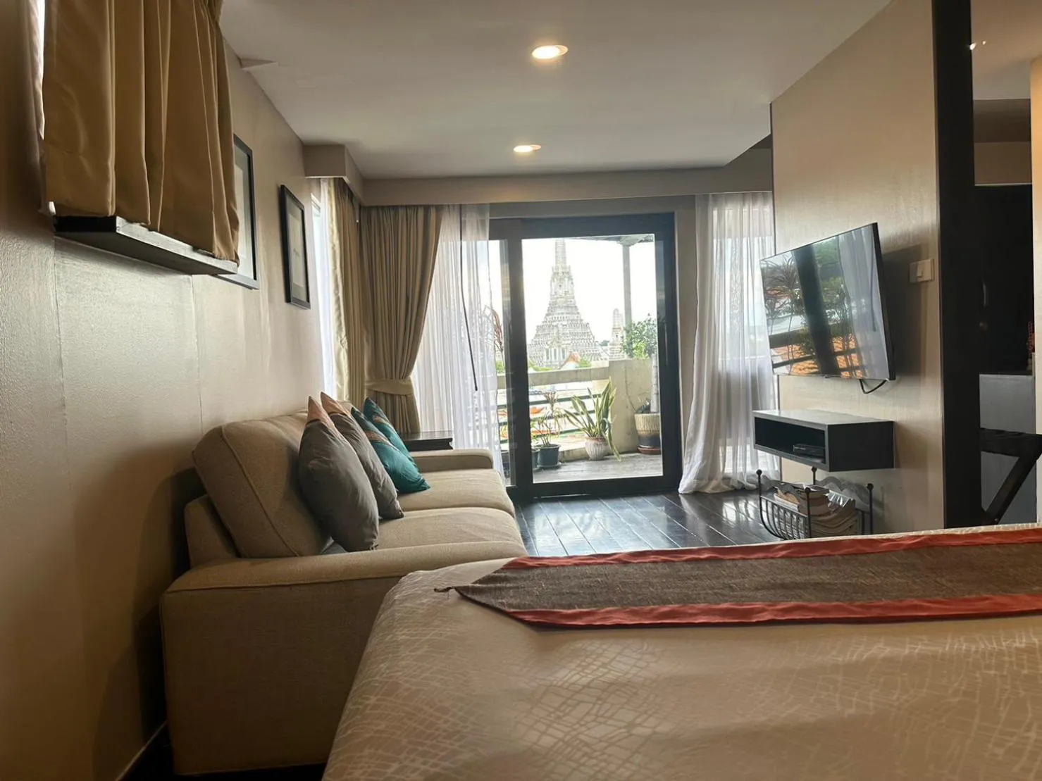 View (from property/room), Bed in Arun Residence