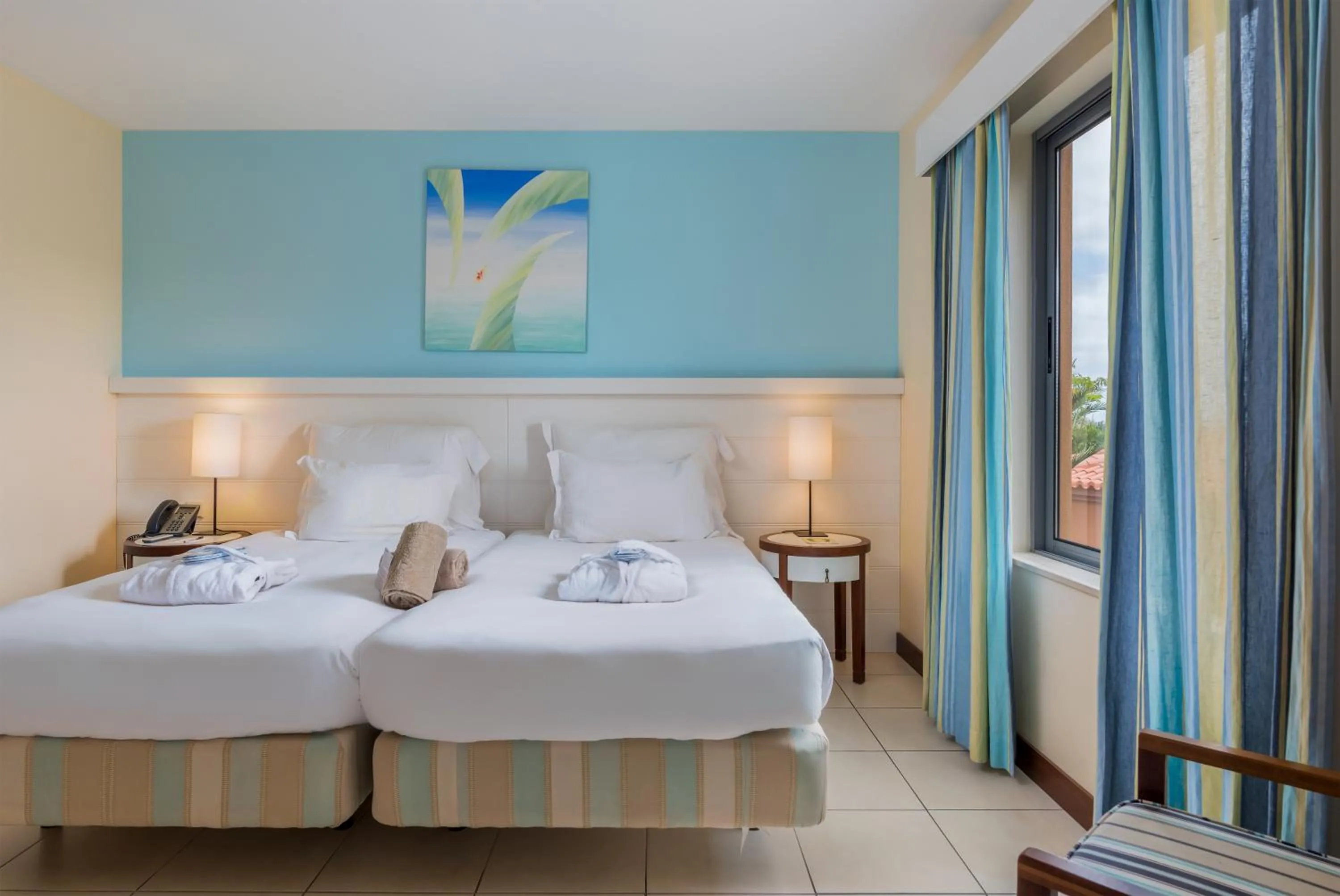 Bed in Pestana Porto Santo Premium All Inclusive Beach & SPA Resort