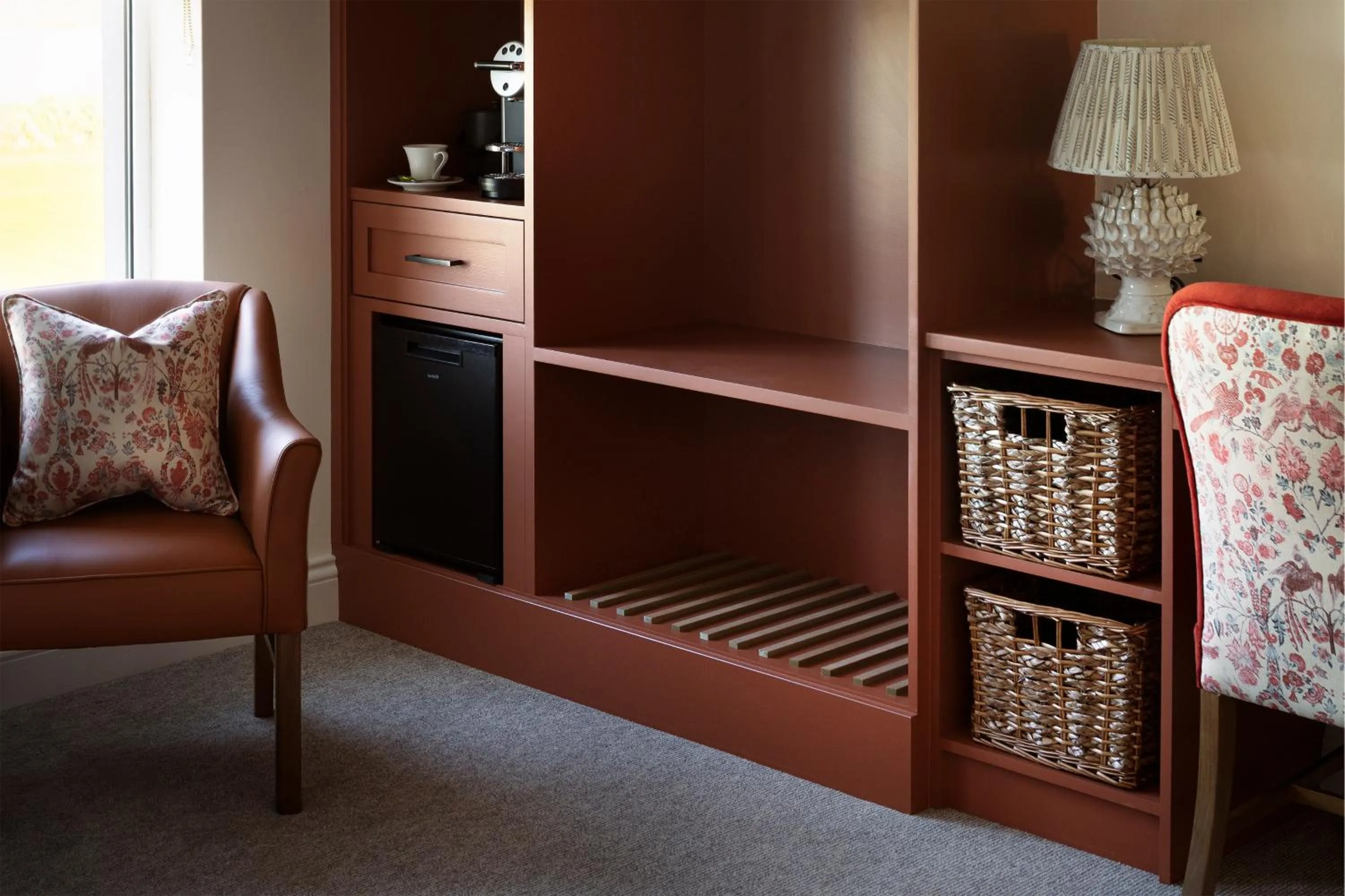 Seating area in Teach de Broc