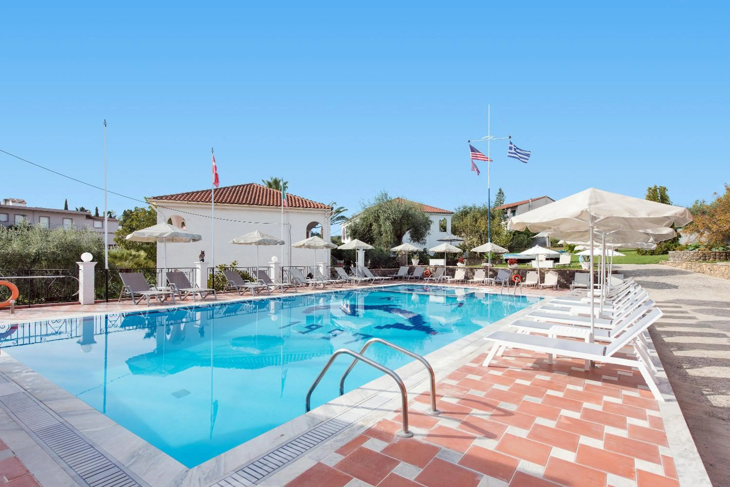 Pool view in Marietta's Resort by Konnect, Gouvia Corfu