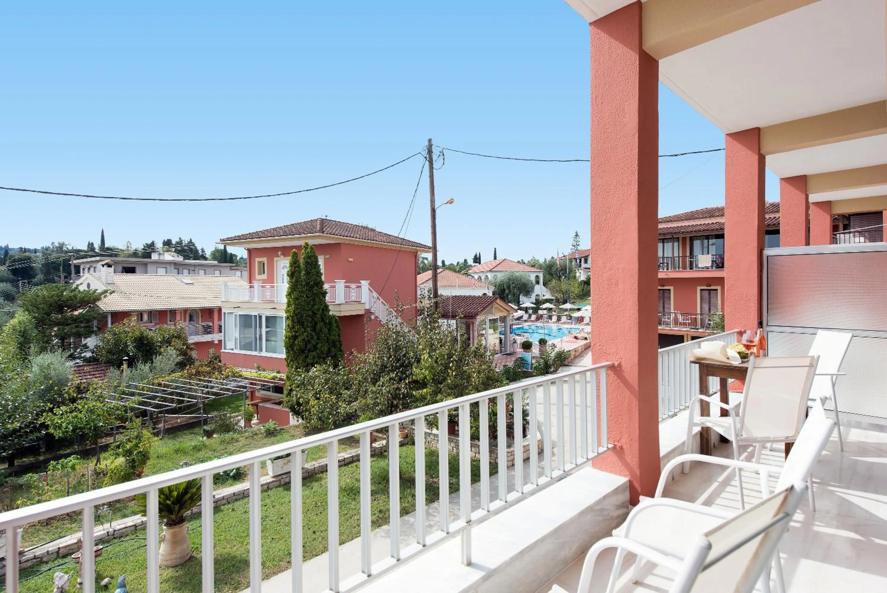 Property building in Marietta's Resort by Konnect, Gouvia Corfu