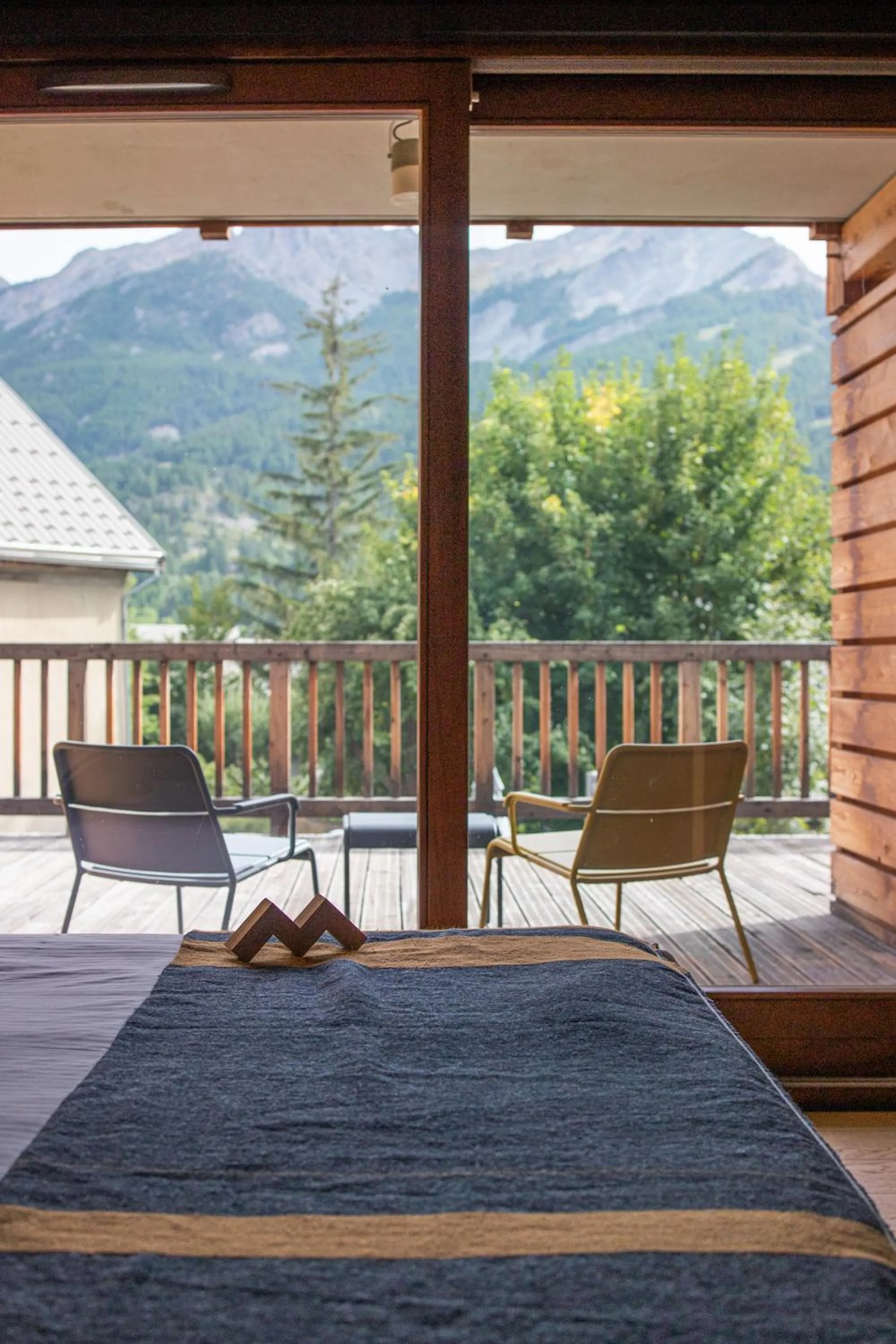 View (from property/room) in Hôtel Restaurant Le Monêtier